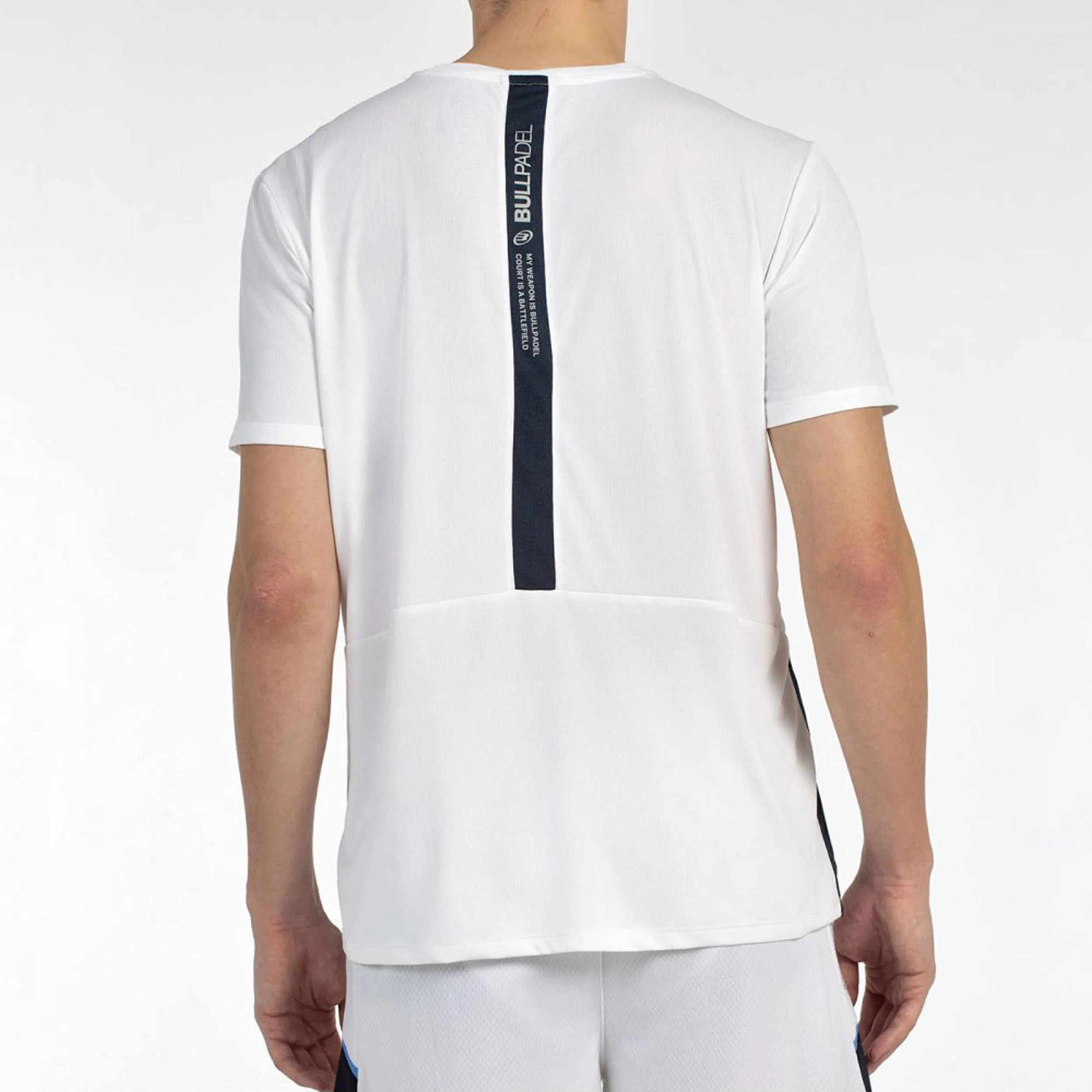 Bilao Camiseta De Manga Corta Hombres-Blanco,Azul Claro - Image 2
