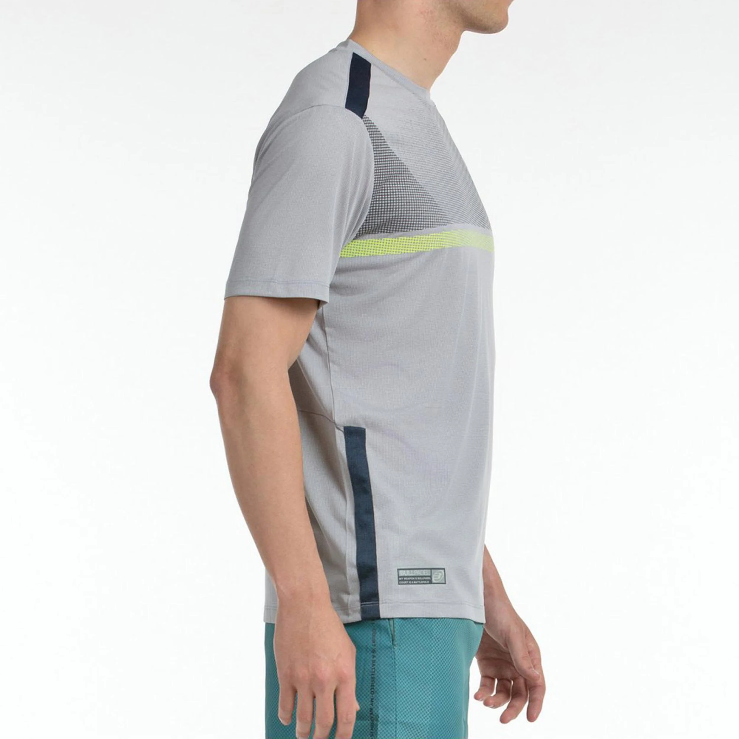 Bilao Camiseta De Manga Corta Hombres-Gris - Image 4