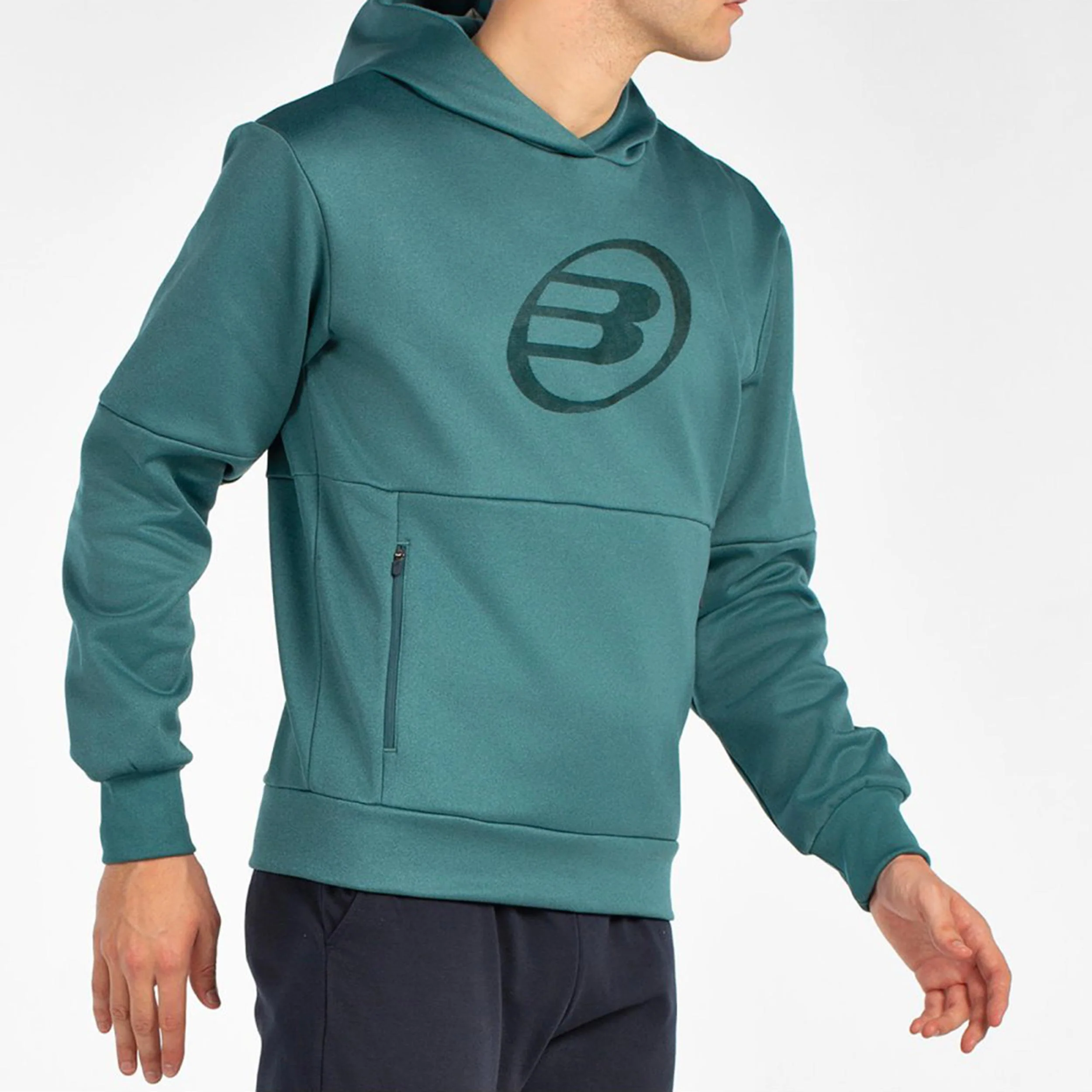 Boyal Sudadera Con Capucha Hombres-Verde Oscuro - Image 4