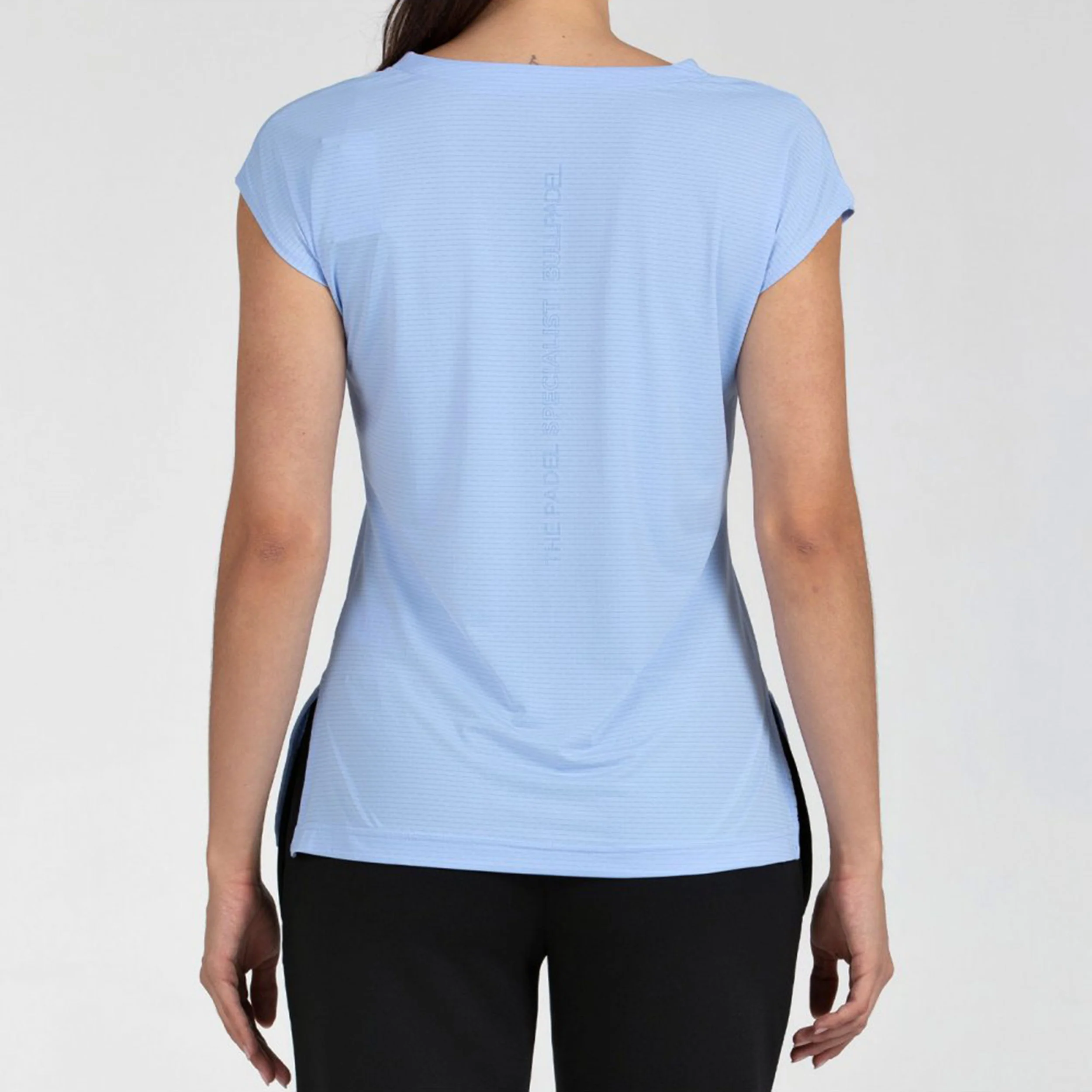 Covelo Camiseta De Manga Corta Mujeres-Azul Claro - Image 3