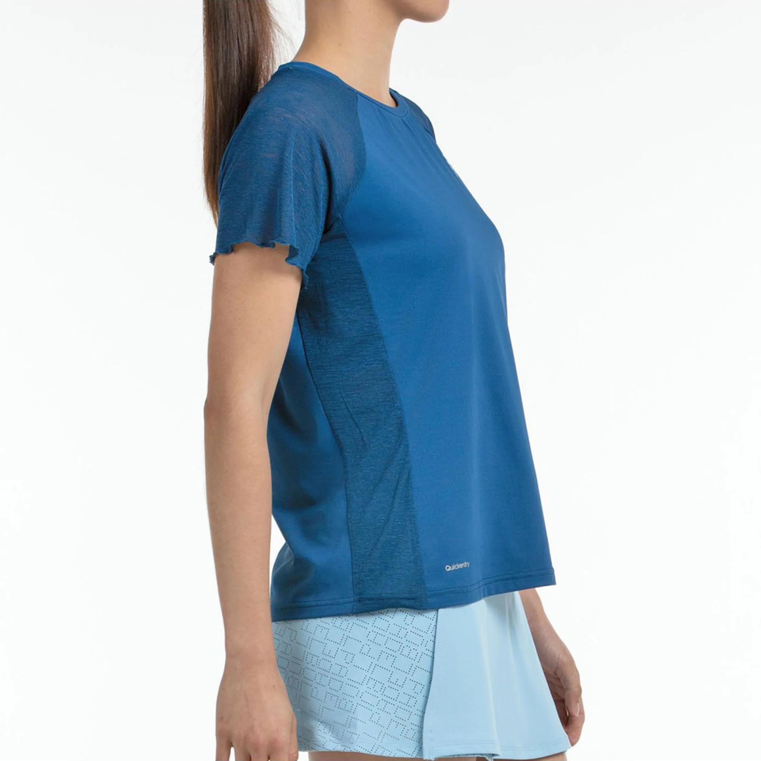 Dedale Camiseta De Manga Corta Mujeres-Azul - Image 4