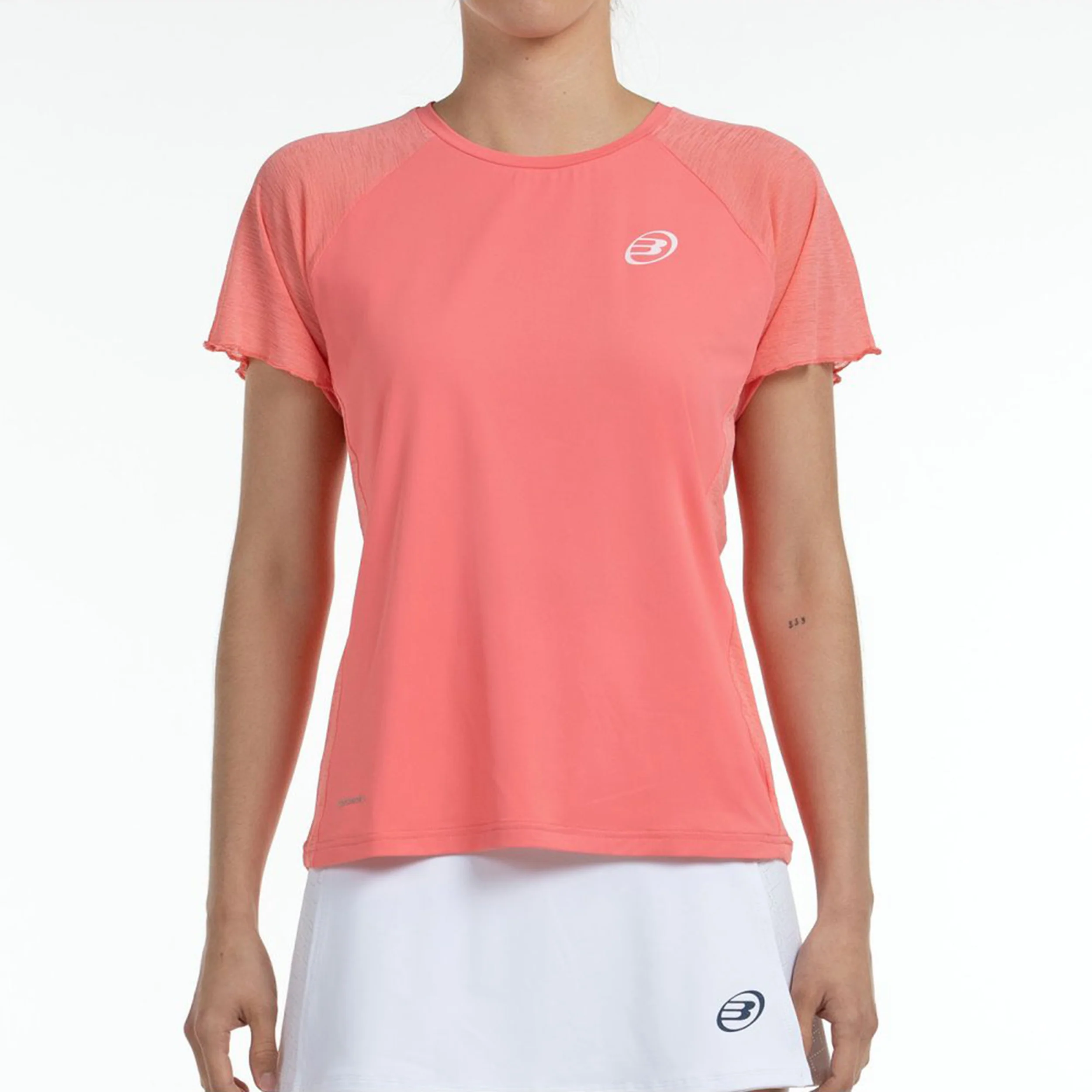 Dedale Camiseta De Manga Corta Mujeres-Coral