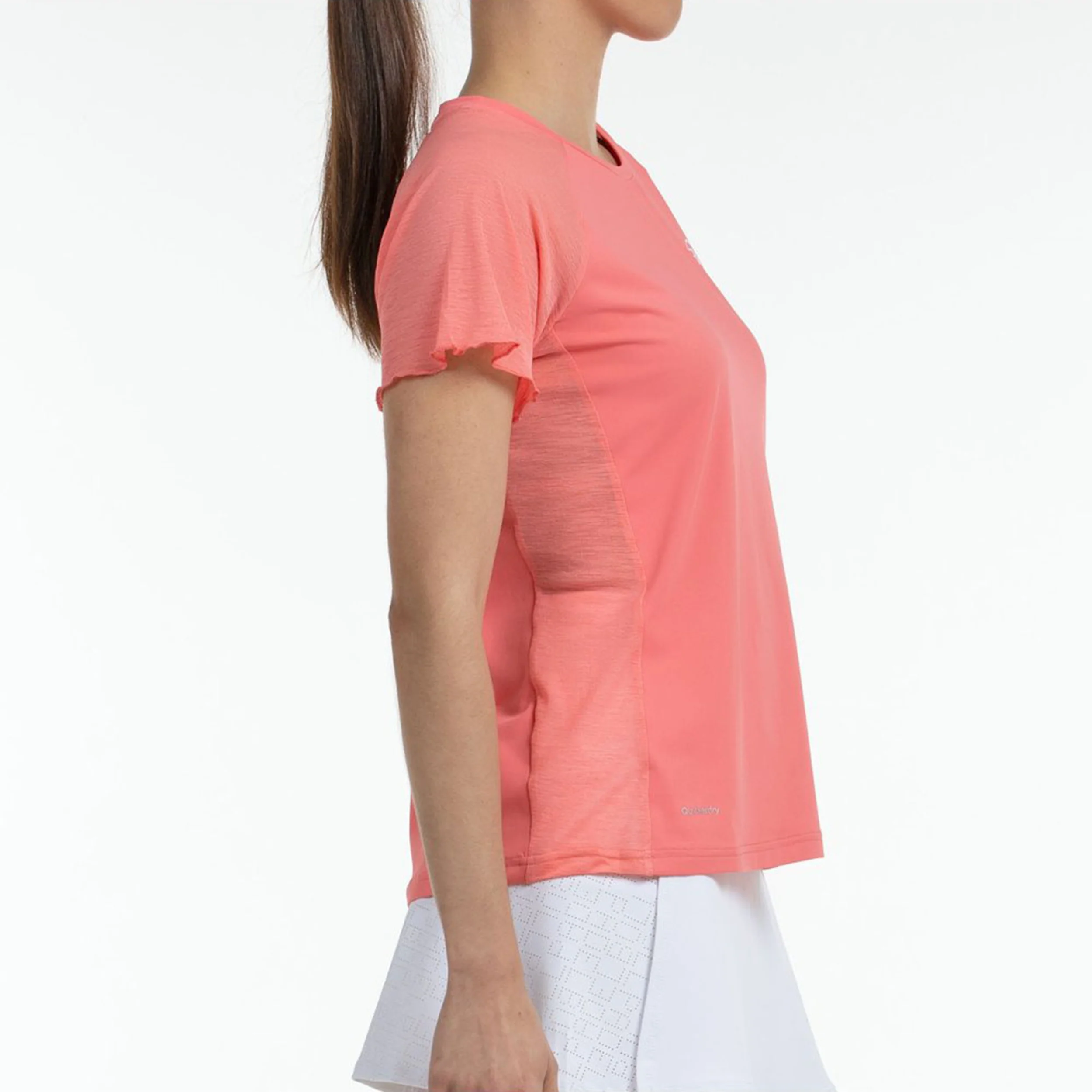 Dedale Camiseta De Manga Corta Mujeres-Coral - Image 4