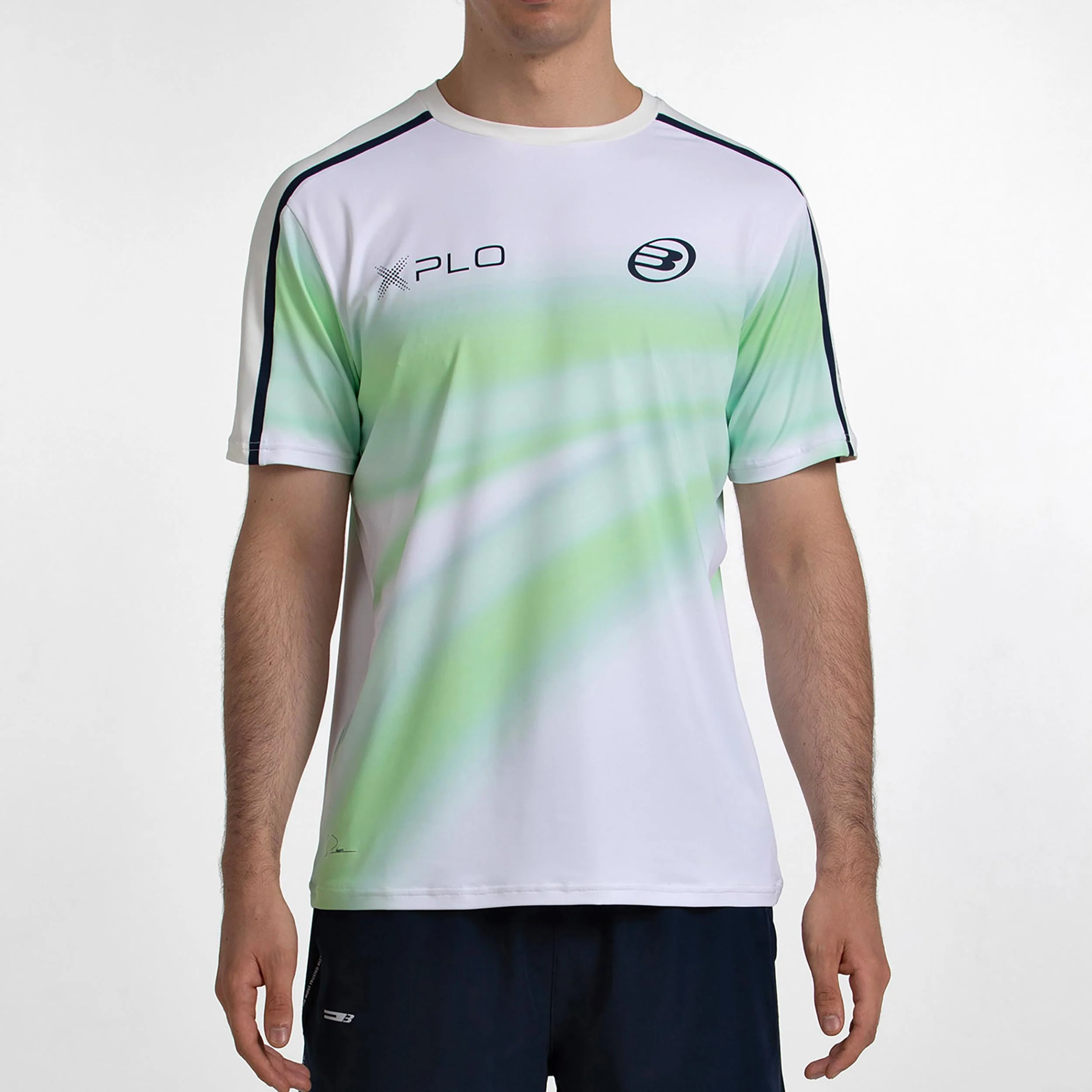 Dinenno 26V Camiseta de manga corta Hombres - blanco, verde - Image 2