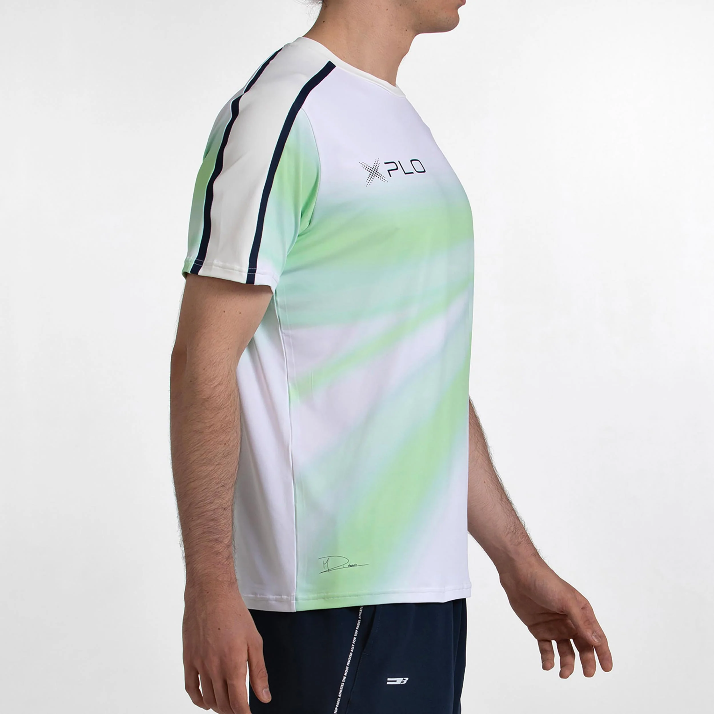 Dinenno 26V Camiseta de manga corta Hombres - blanco, verde - Image 4