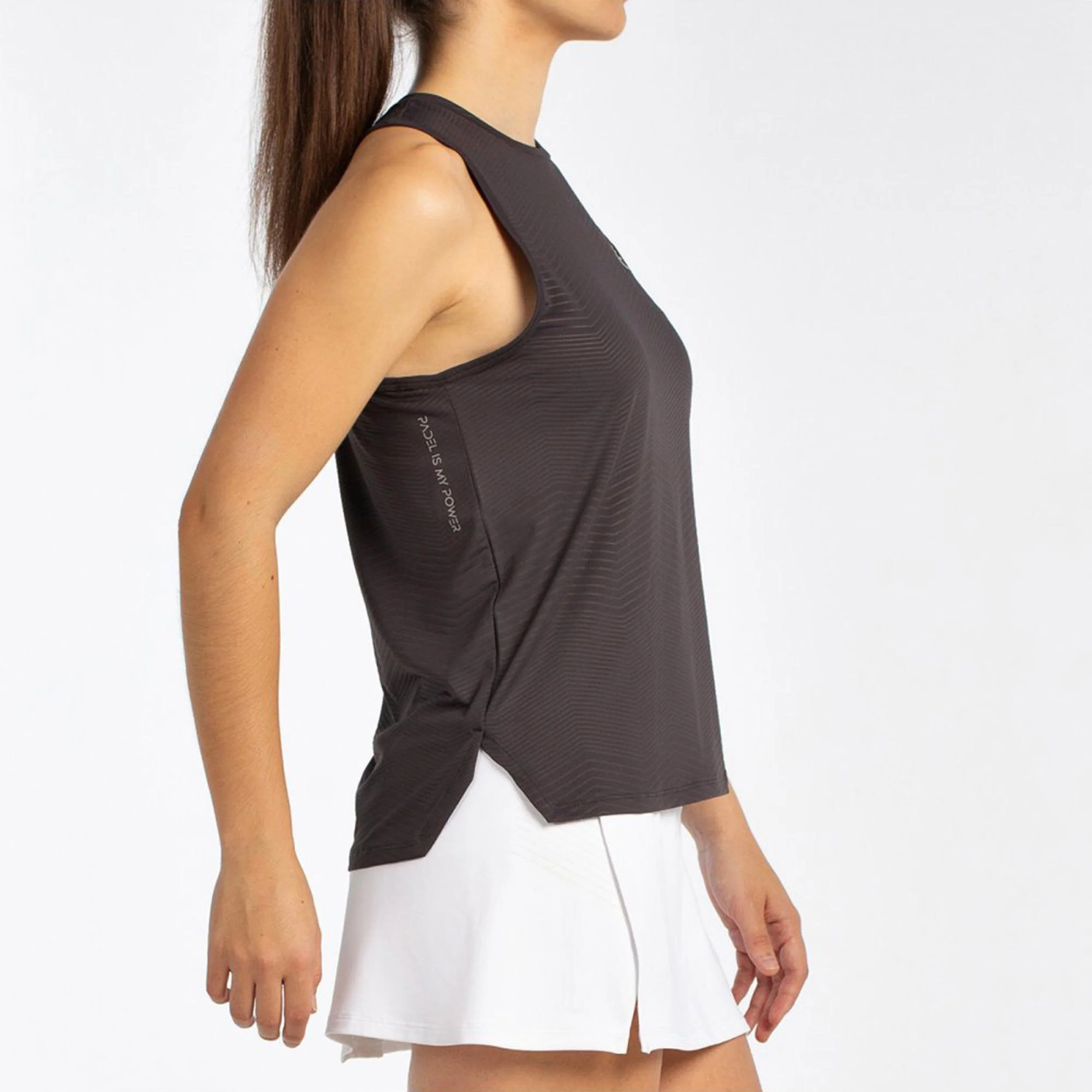 Etilo Camiseta de tirantes Mujeres-marrón - Image 4