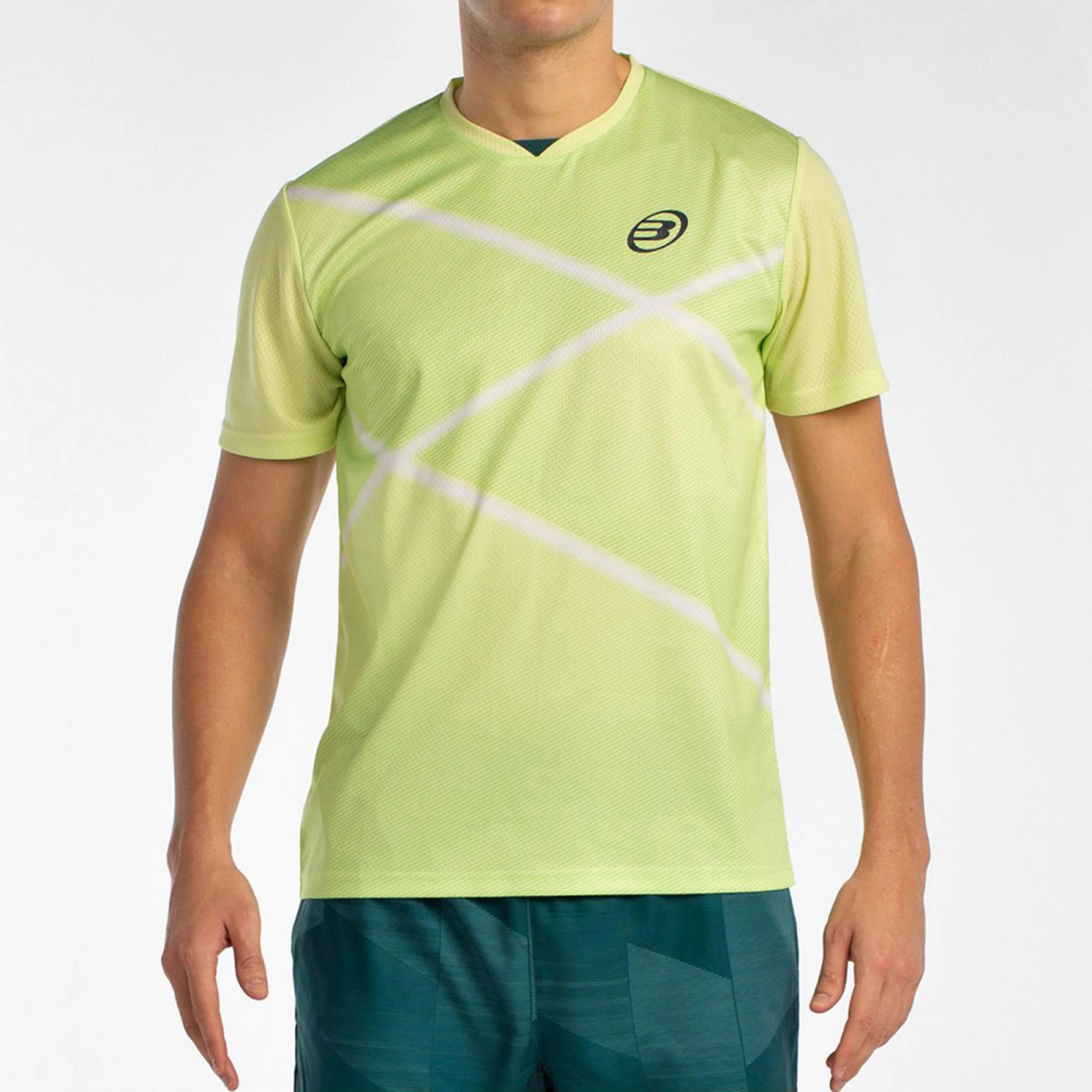 Ladra Camiseta De Manga Corta Hombres-Amarillo Limón