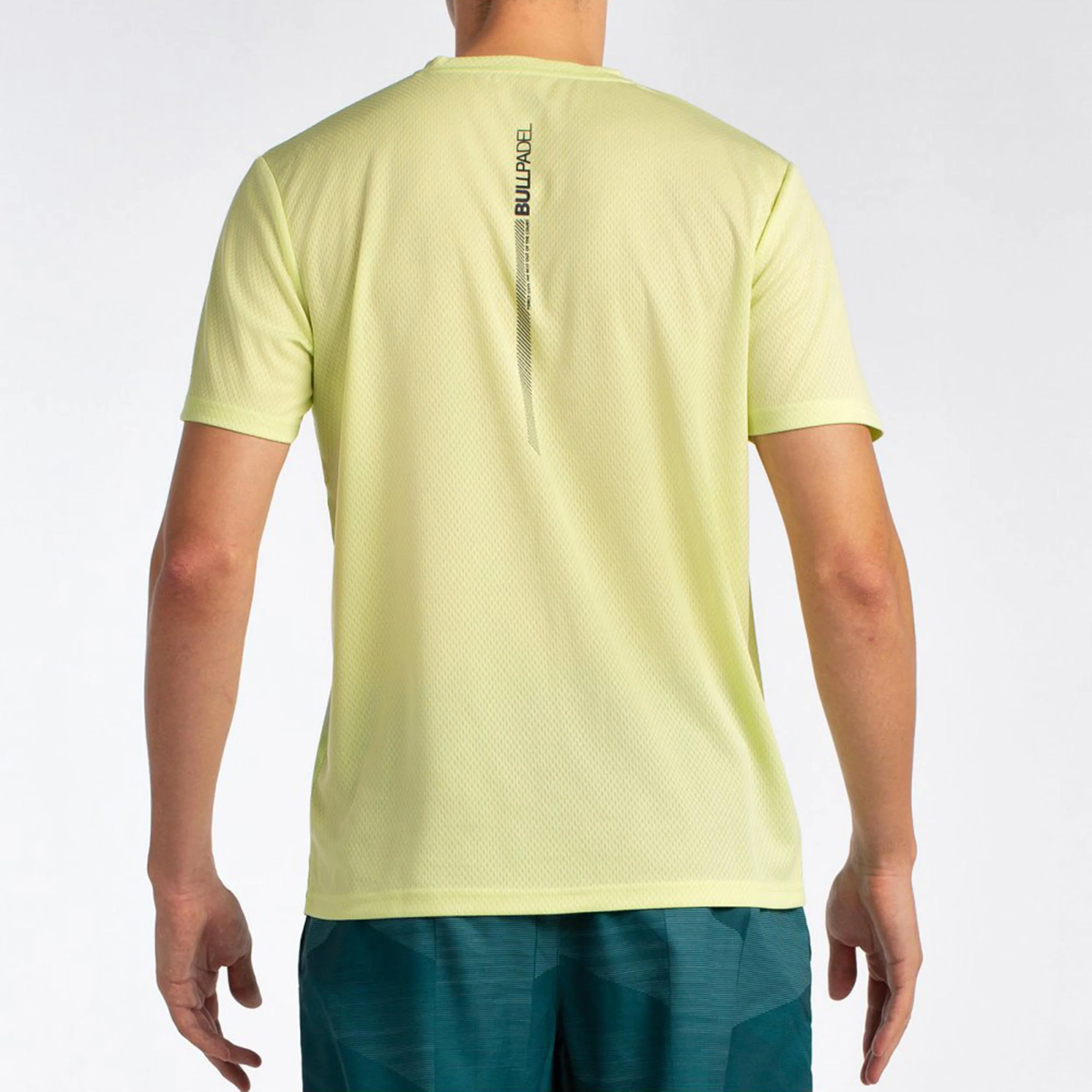 Ladra Camiseta De Manga Corta Hombres-Amarillo Limón - Image 2