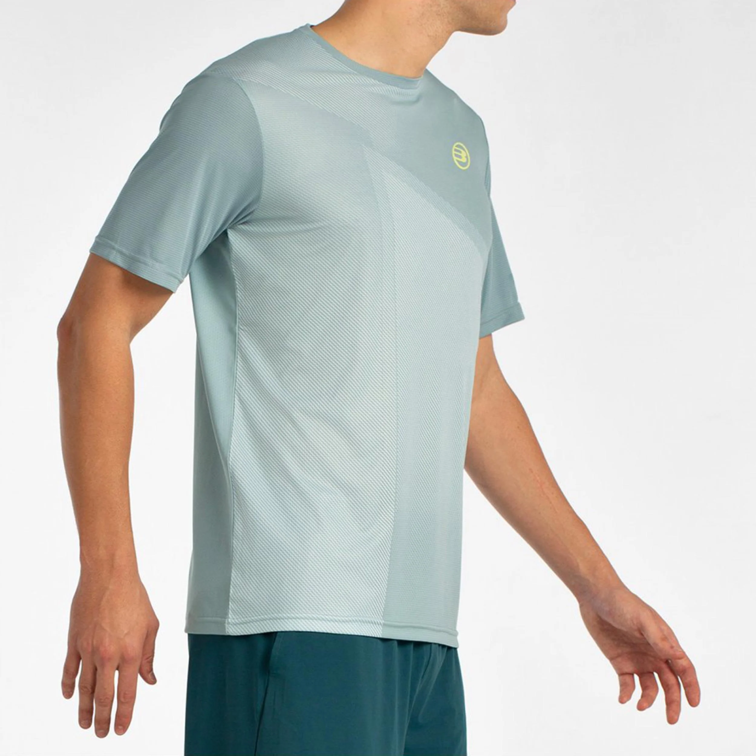 Lagar Camiseta De Manga Corta Hombres-Azul Claro - Image 3