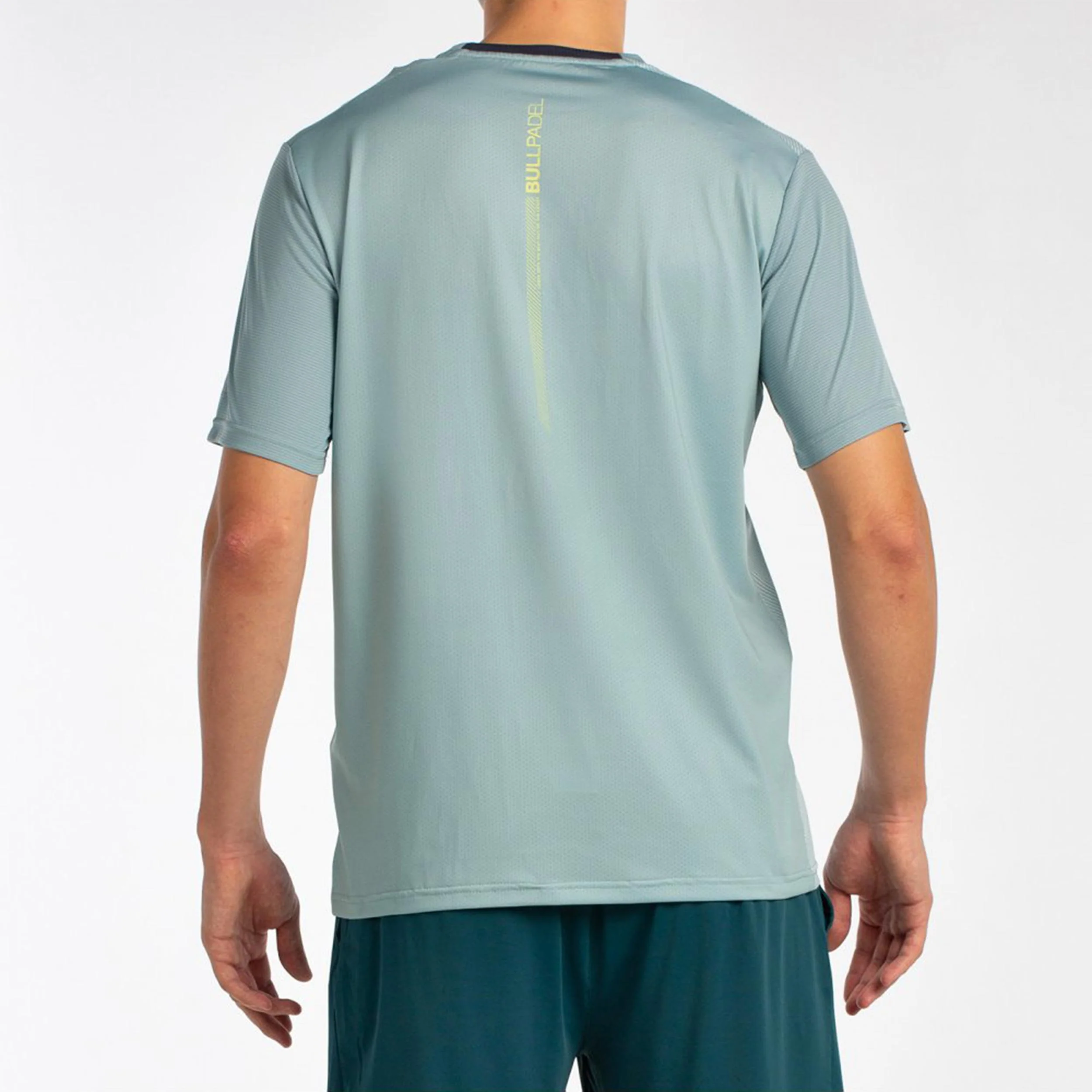 Lagar Camiseta De Manga Corta Hombres-Azul Claro - Image 4