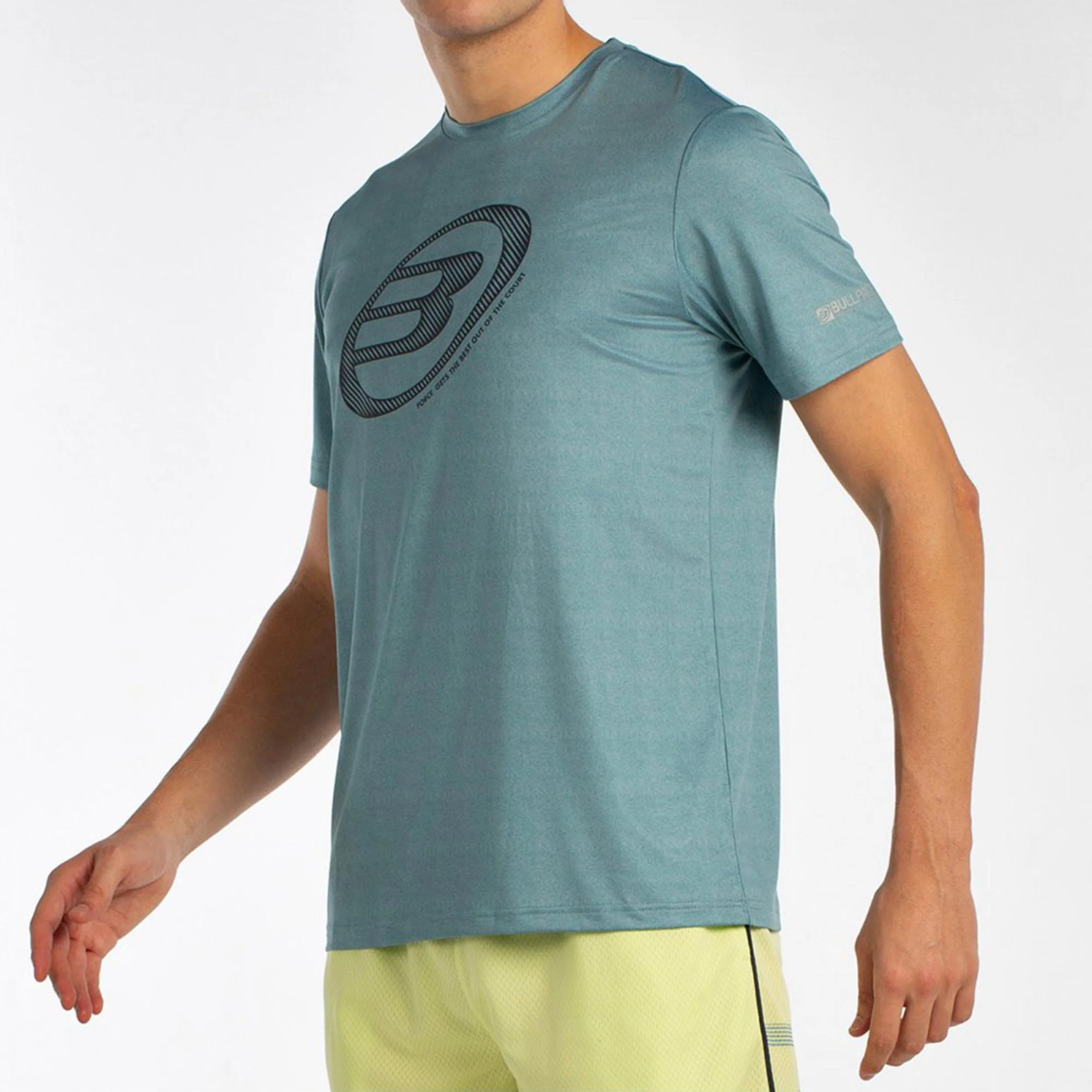 Lande Camiseta De Manga Corta Hombres-Gris - Image 4