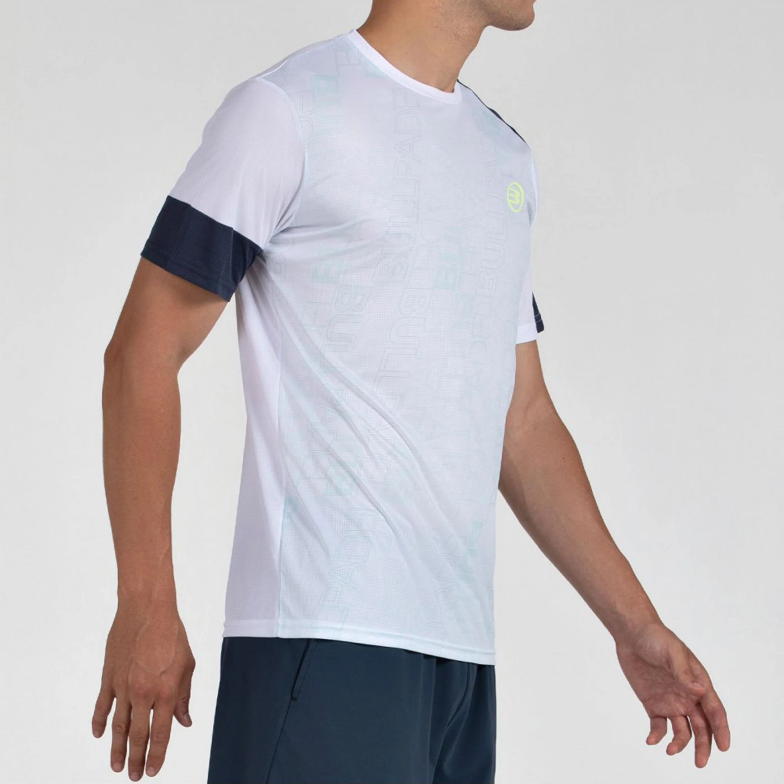 Leido Camiseta De Manga Corta Hombres-Blanco - Image 4