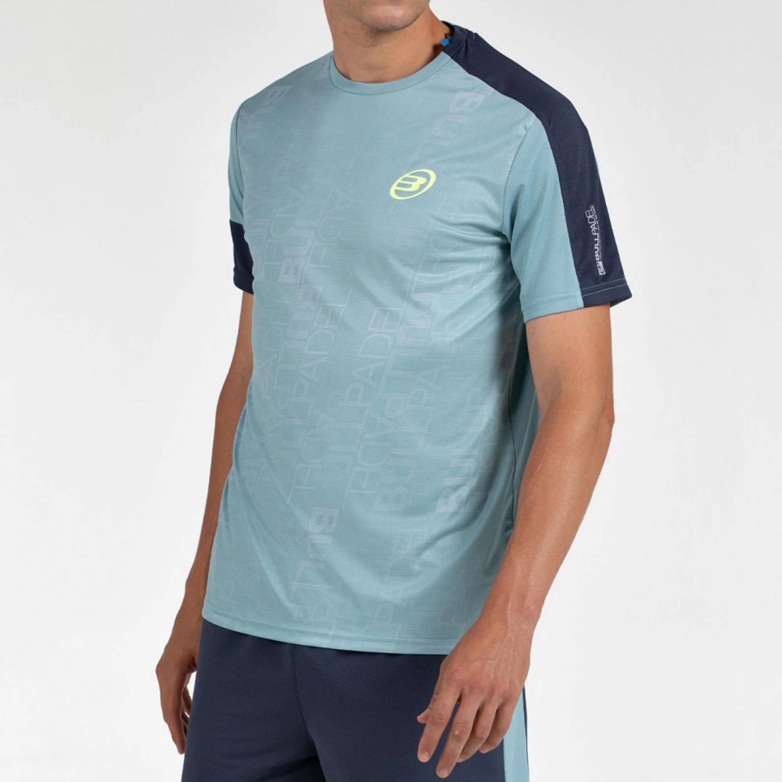 Leido Camiseta De Manga Corta Hombres-Verde - Image 2