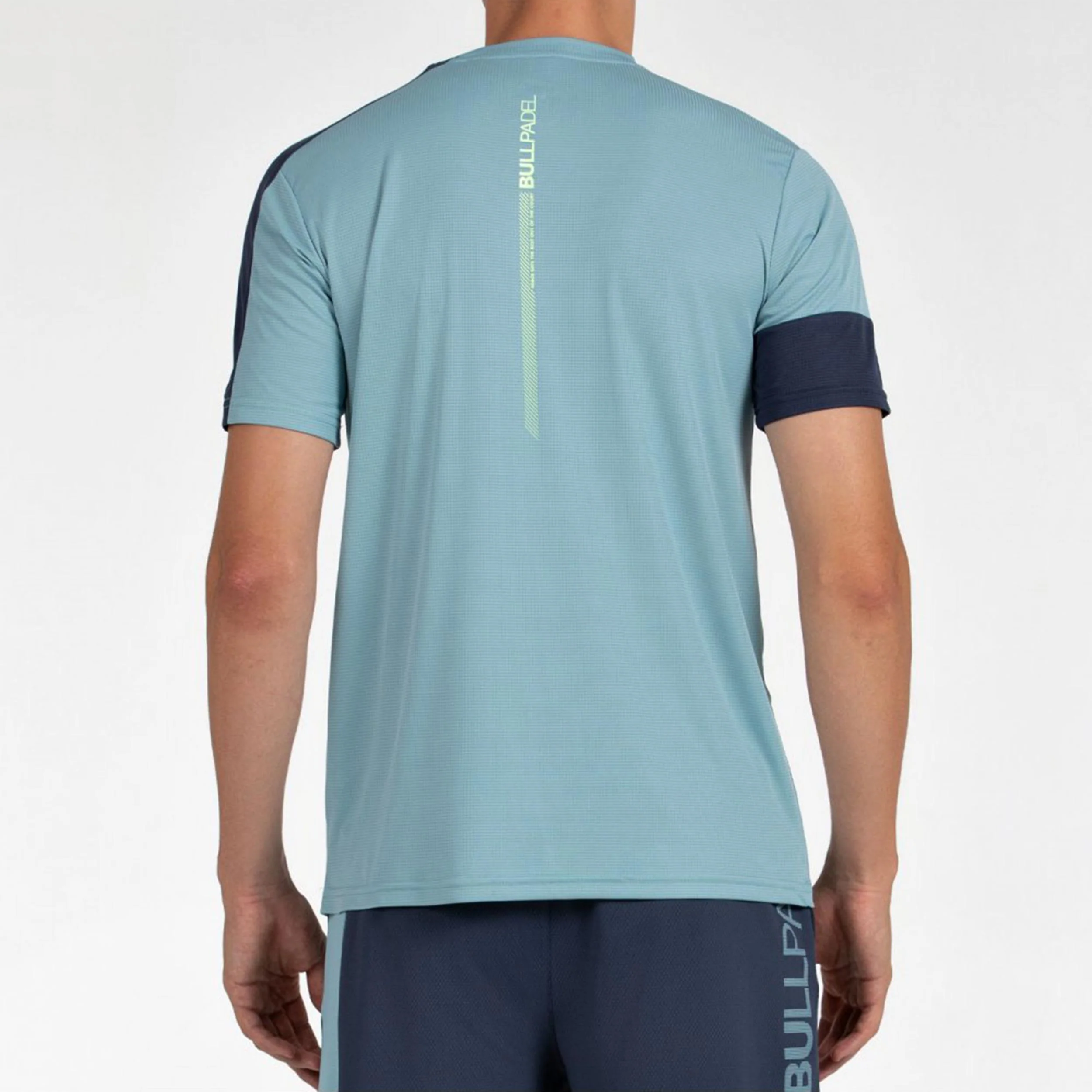 Leido Camiseta De Manga Corta Hombres-Verde - Image 3