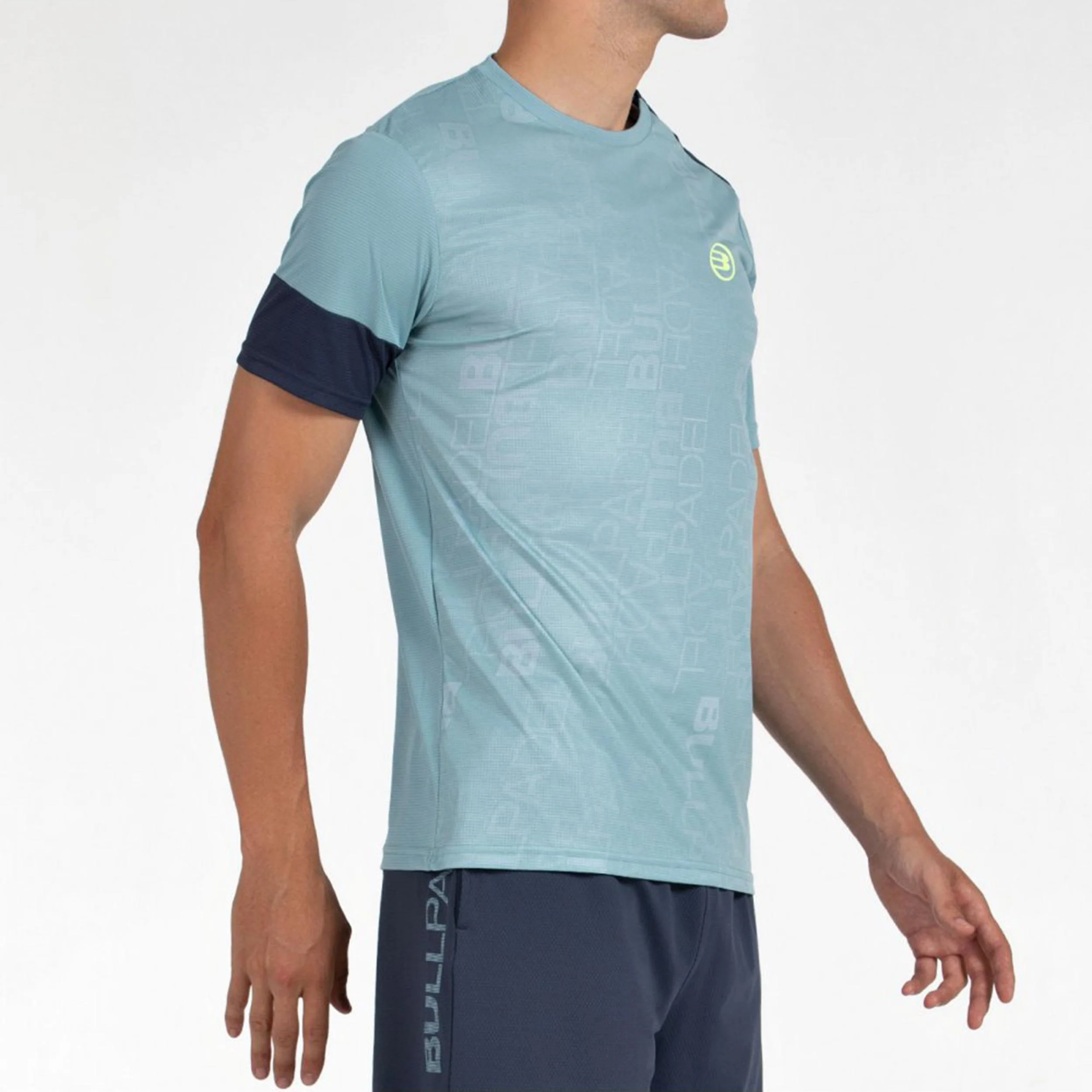 Leido Camiseta De Manga Corta Hombres-Verde - Image 4