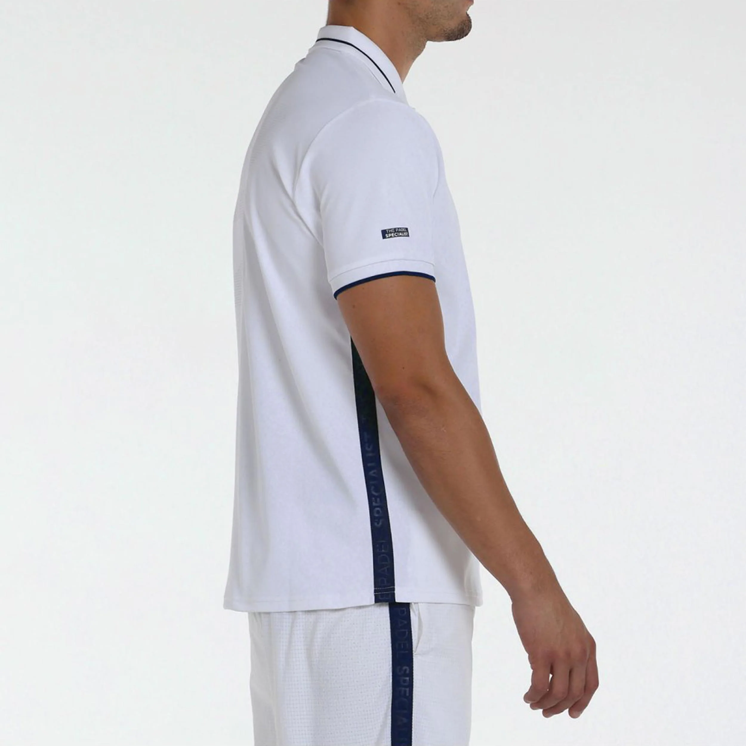Leiro 25V Polo Hombres-Blanco - Image 4