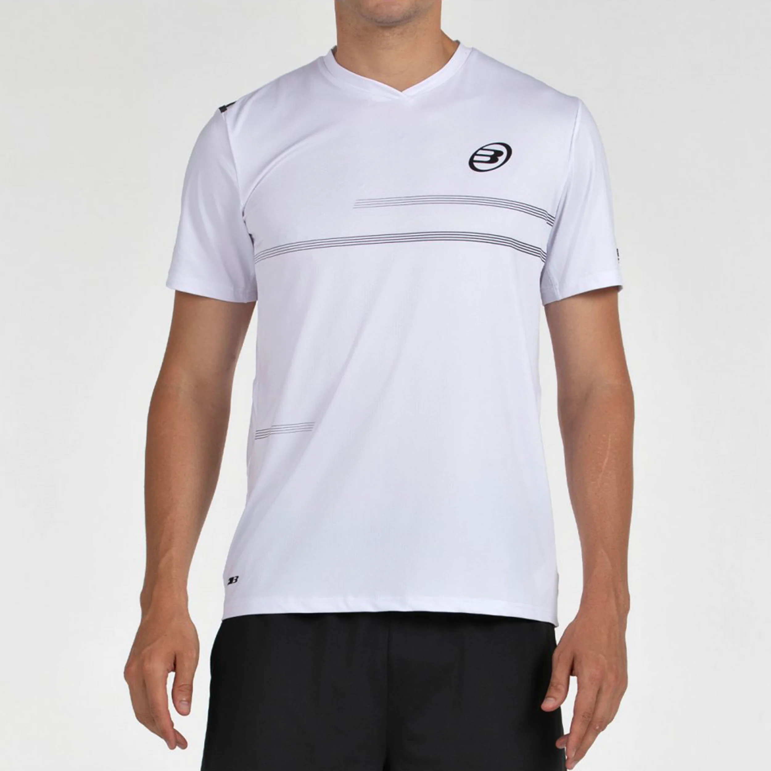 Montuno Camiseta de manga corta Hombres-blanco