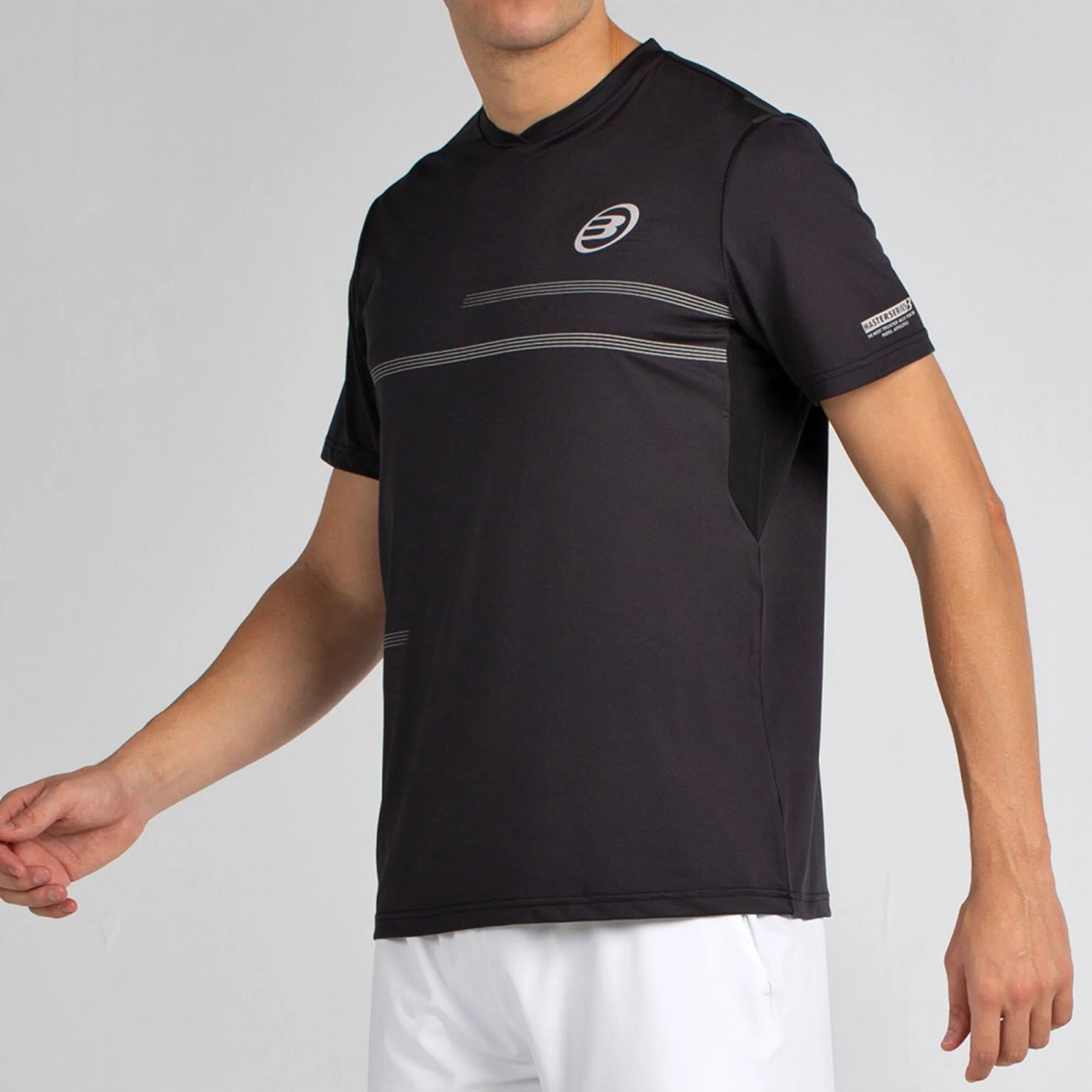 Montuno Camiseta de manga corta Hombres-negro - Image 3