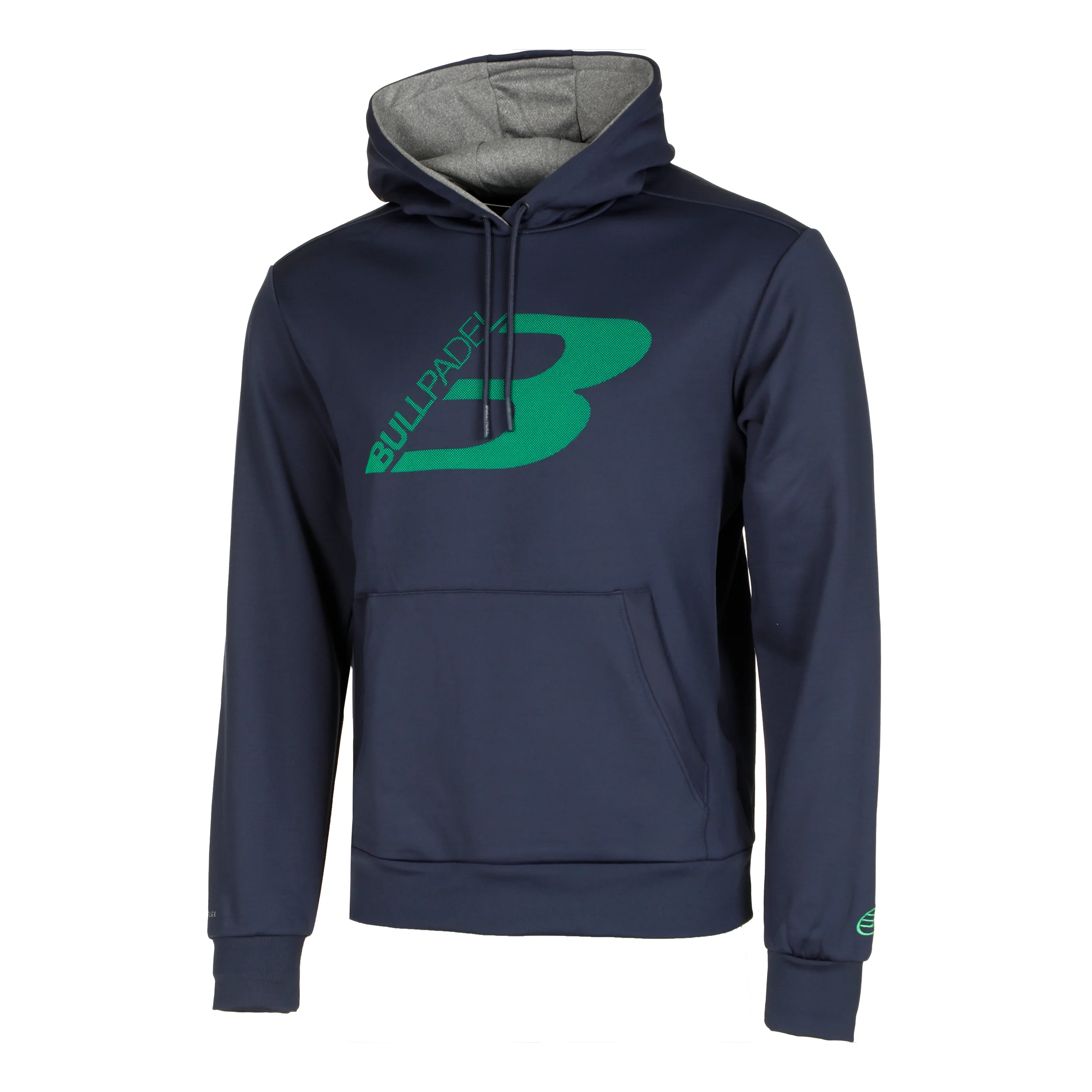 Nocla Sudadera con capucha Hombres - azul oscuro, verde