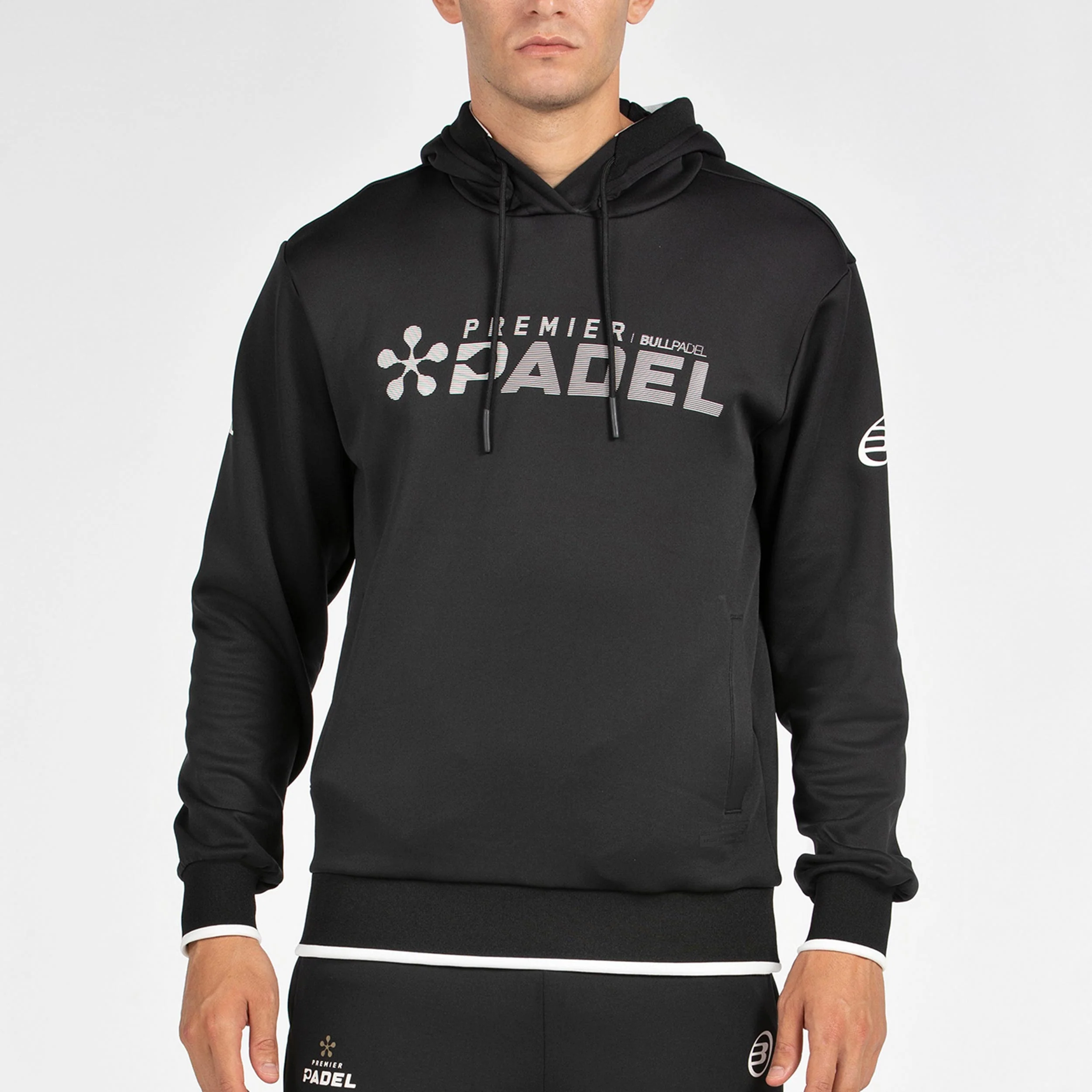 Piatro Sudadera con capucha Hombres - negro