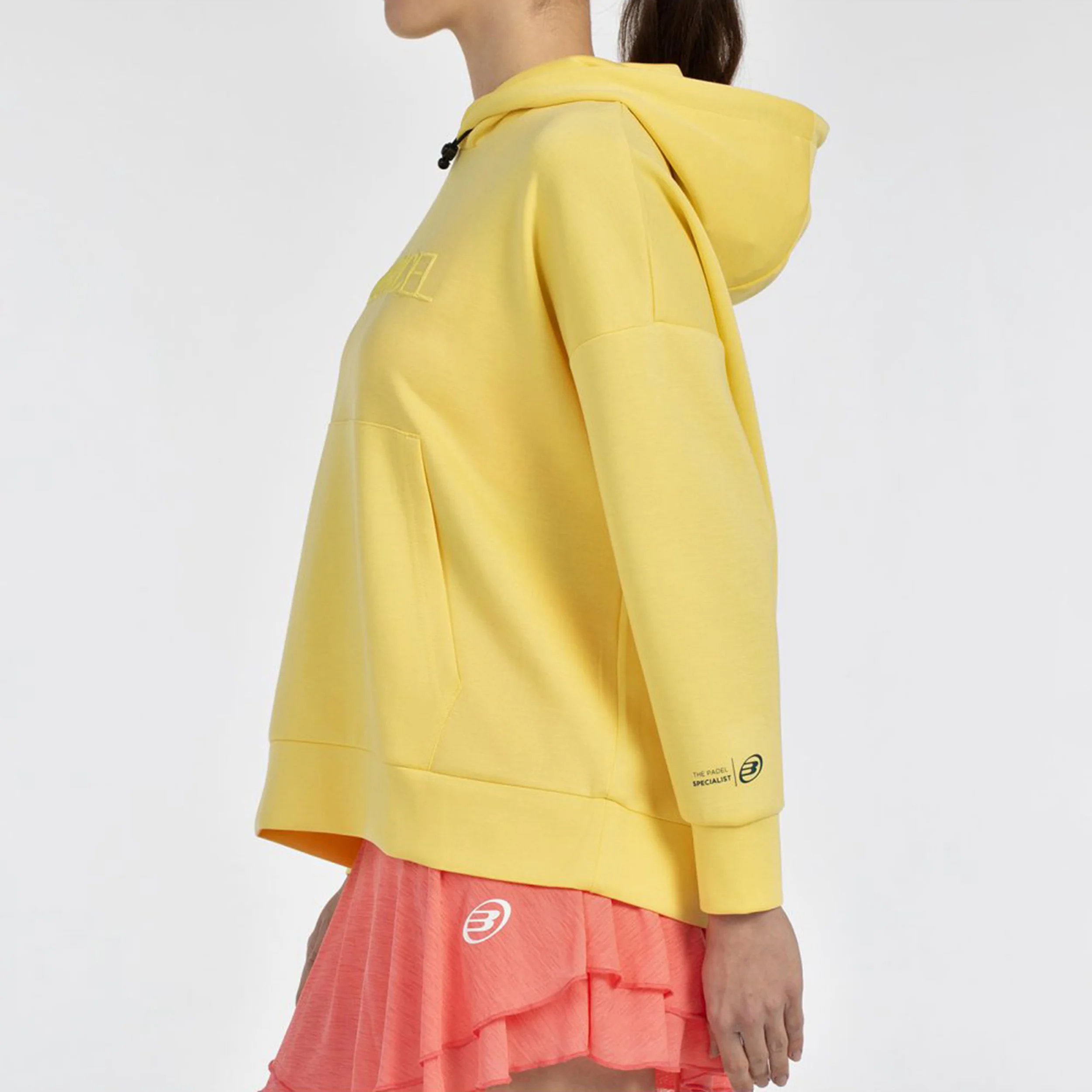 Silba Sudadera Con Capucha Mujeres-Amarillo - Image 8