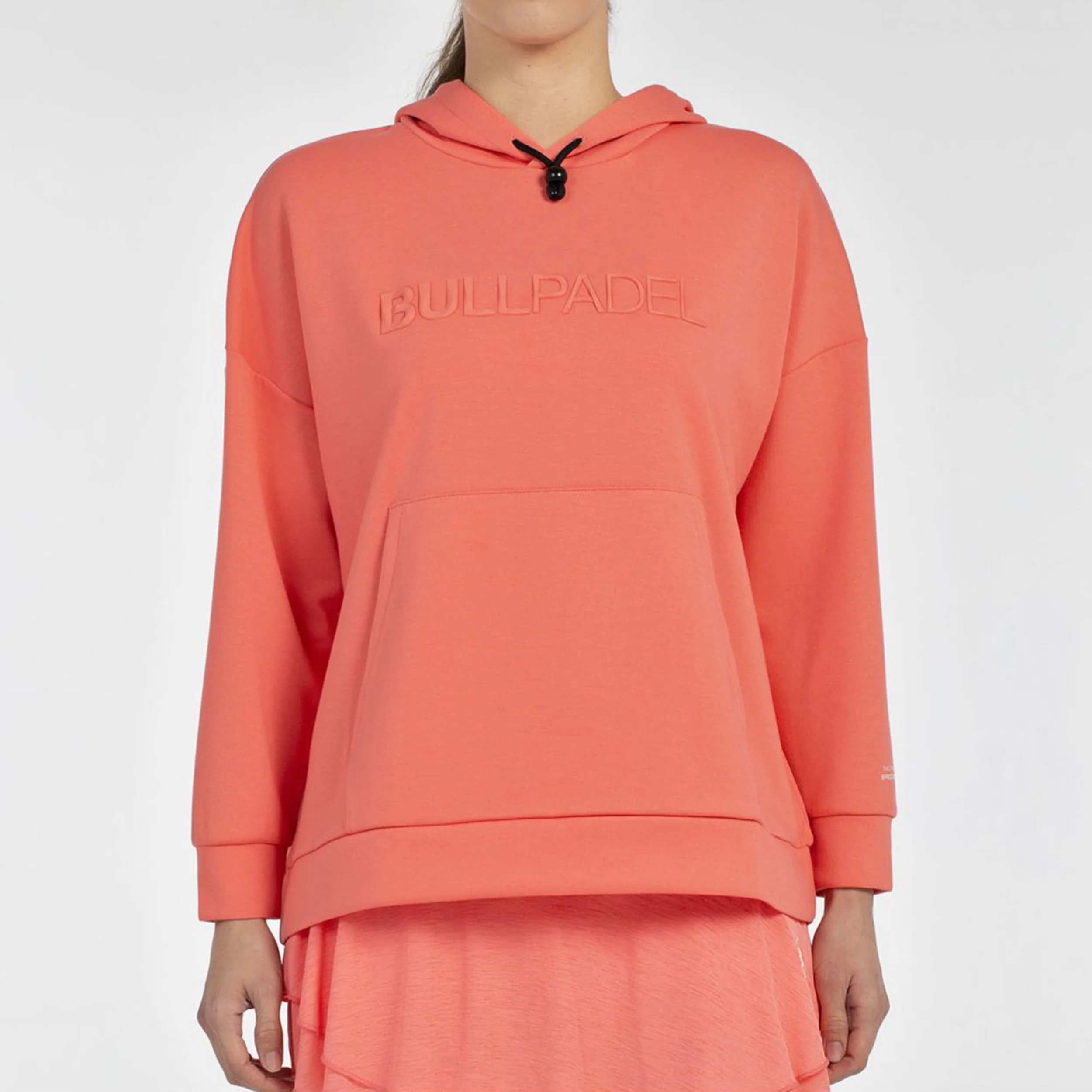 Silba Sudadera Con Capucha Mujeres-Coral - Image 5