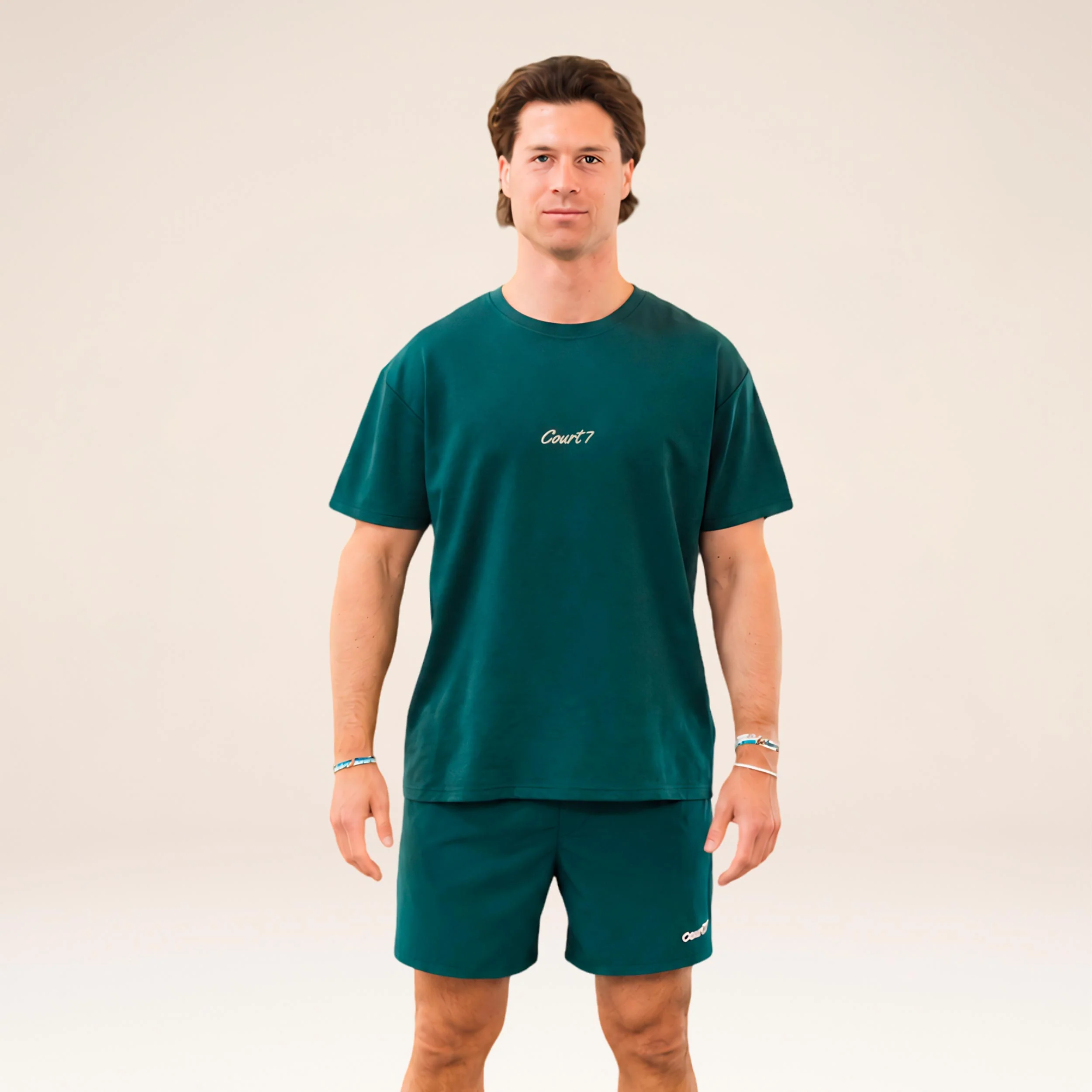 AD-IN Basic 2.0 Camiseta de manga corta Unisex - verde oscuro