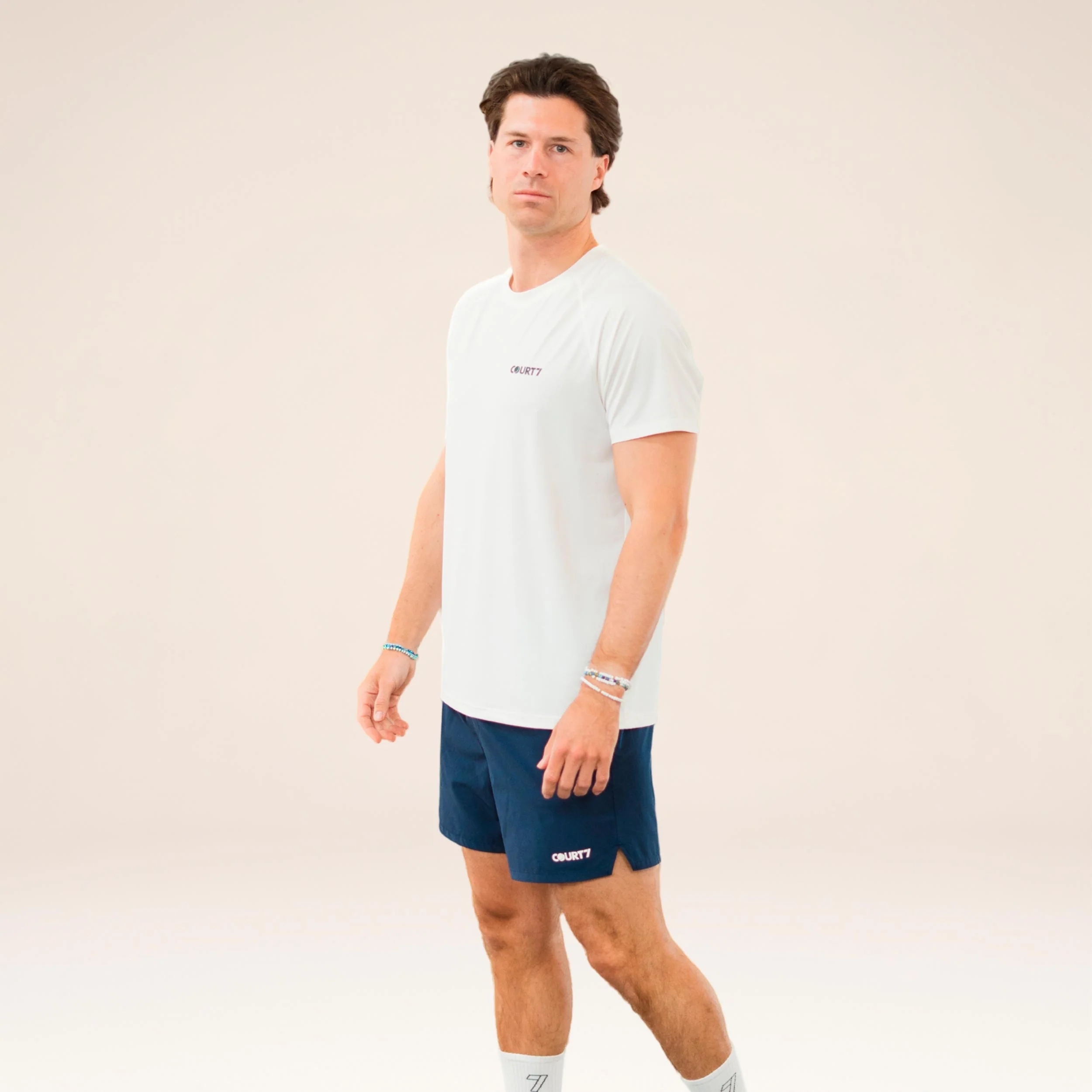 Performance Solid Camiseta de manga corta Hombres - blanco roto - Image 6