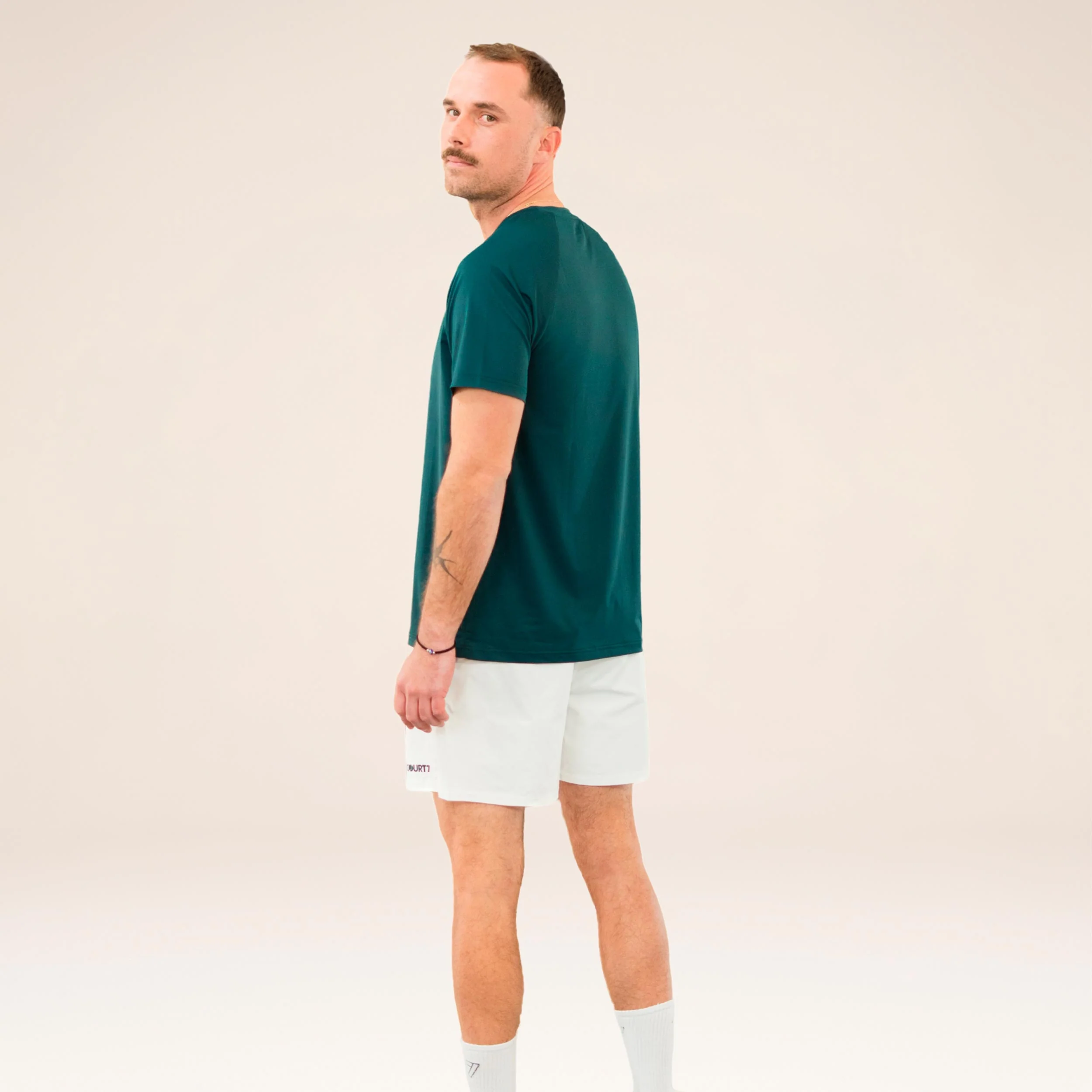 Performance Solid Camiseta de manga corta Hombres - verde oscuro - Image 3