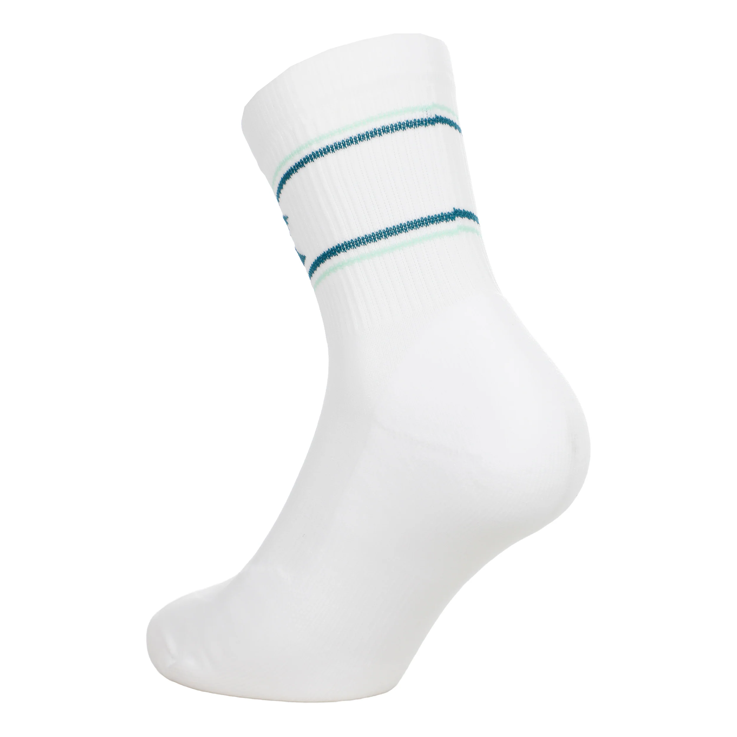 Calcetines de tenis Unisex - blanco, color petróleo - Image 2