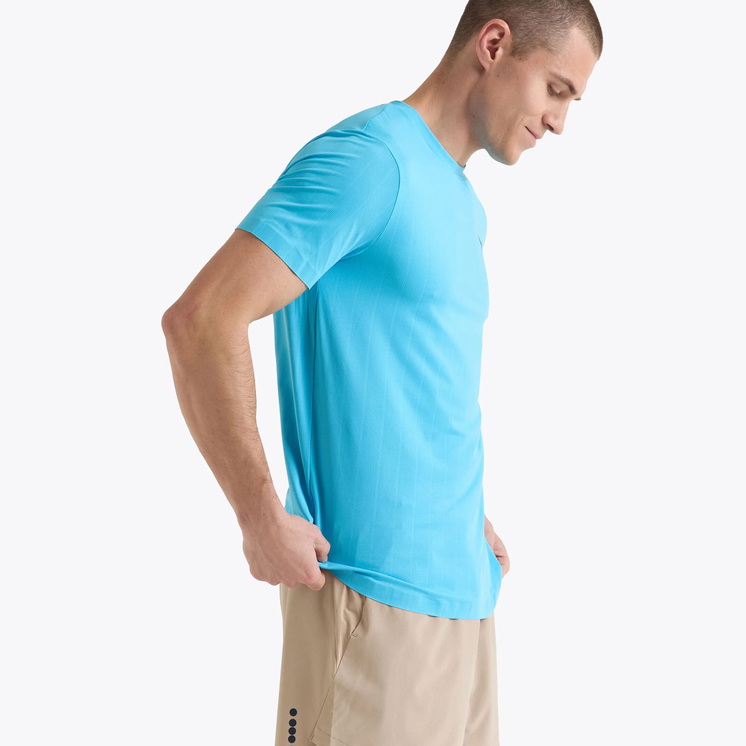 Icon Camiseta De Manga Corta Hombres-Azul Claro - Image 6