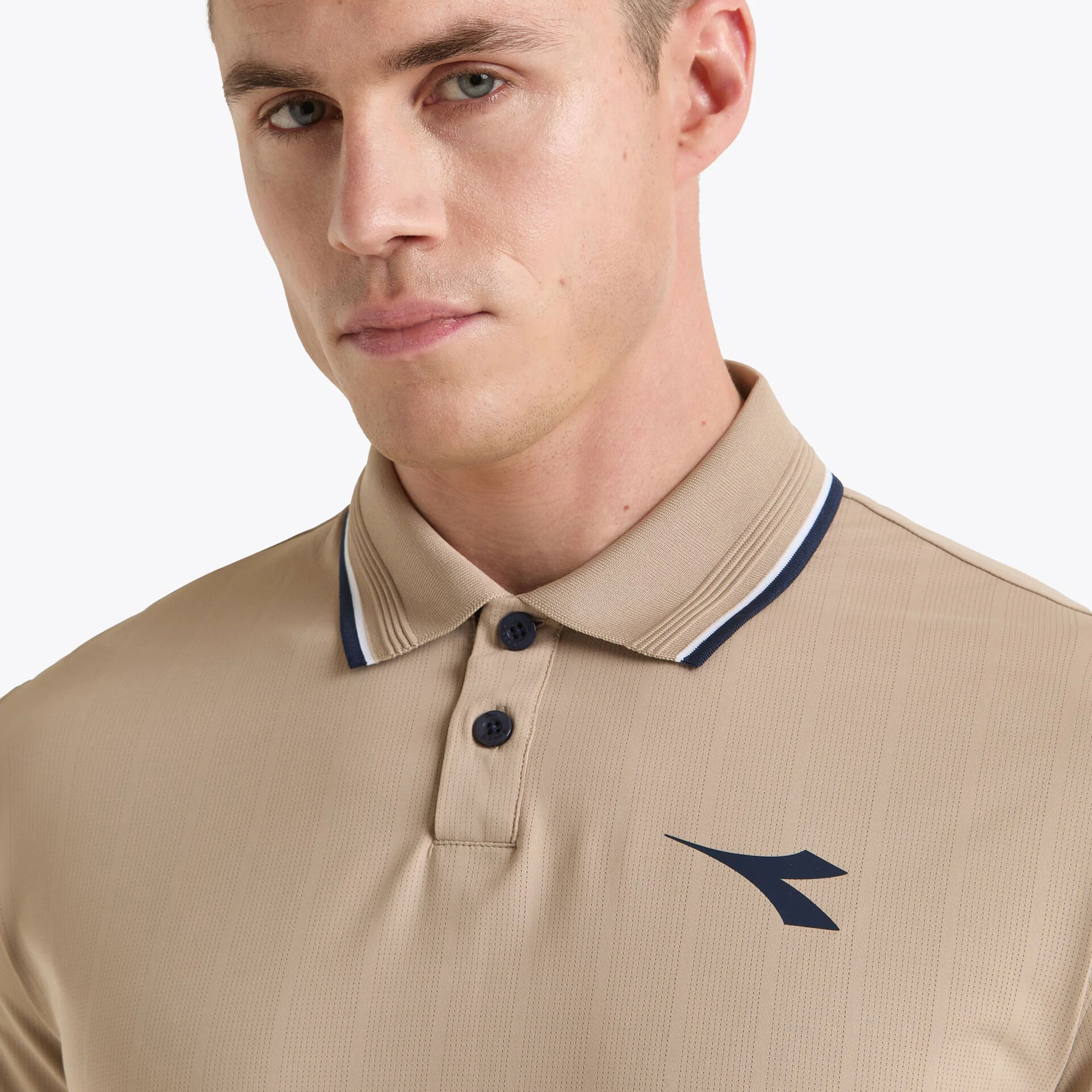 Icon Polo Hombres-Beige - Image 4