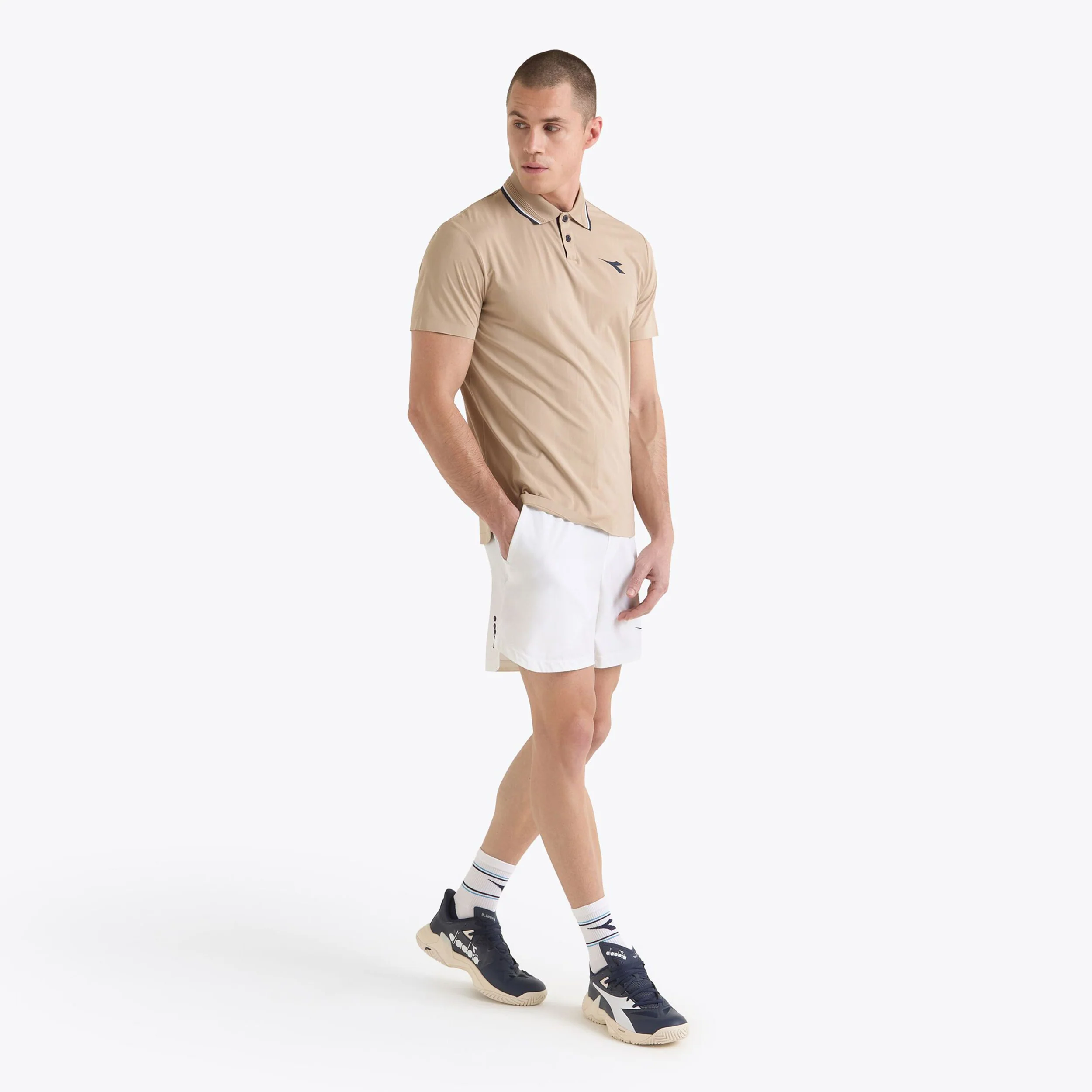 Icon Polo Hombres-Beige - Image 6