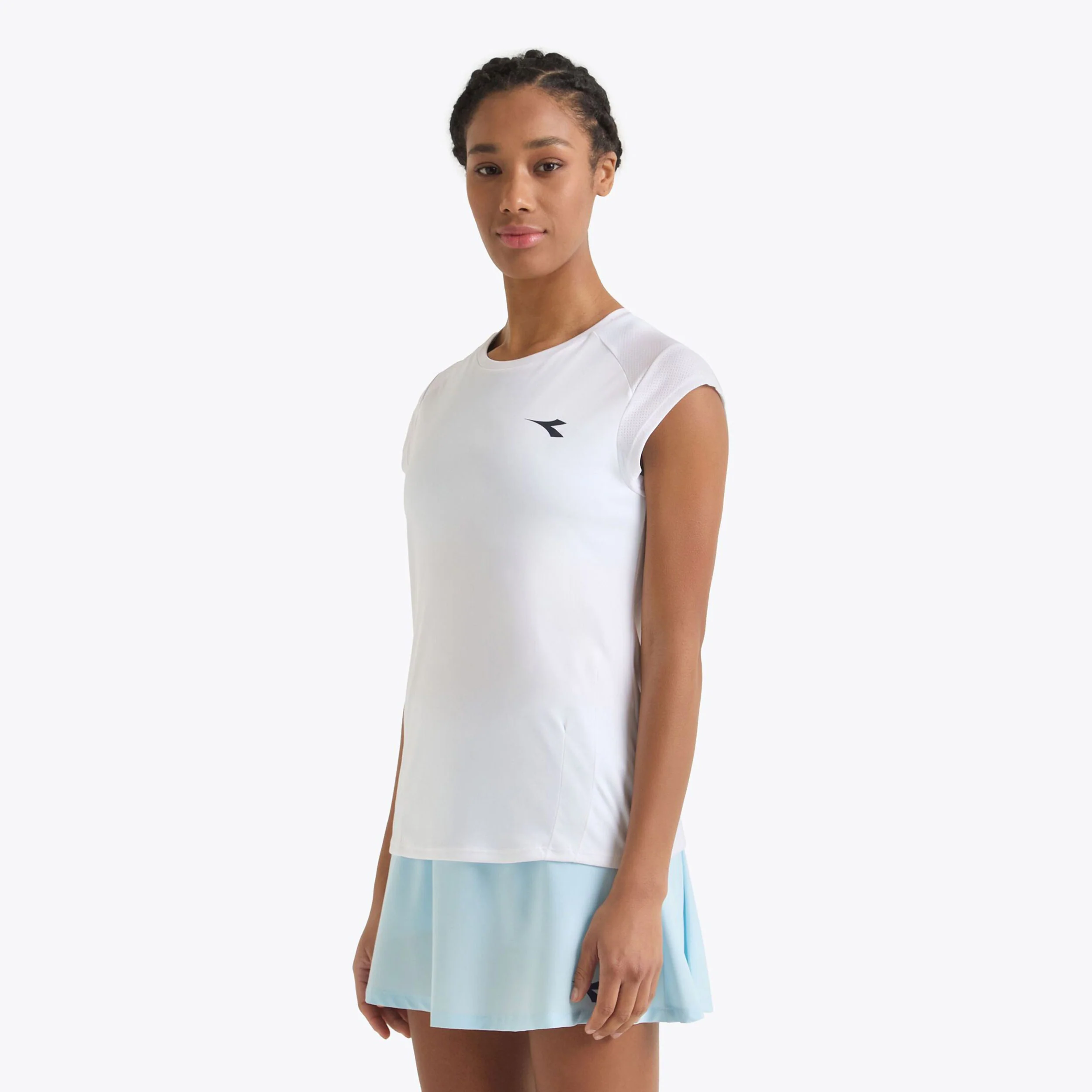 L. Camiseta De Manga Corta Mujeres-Blanco - Image 2