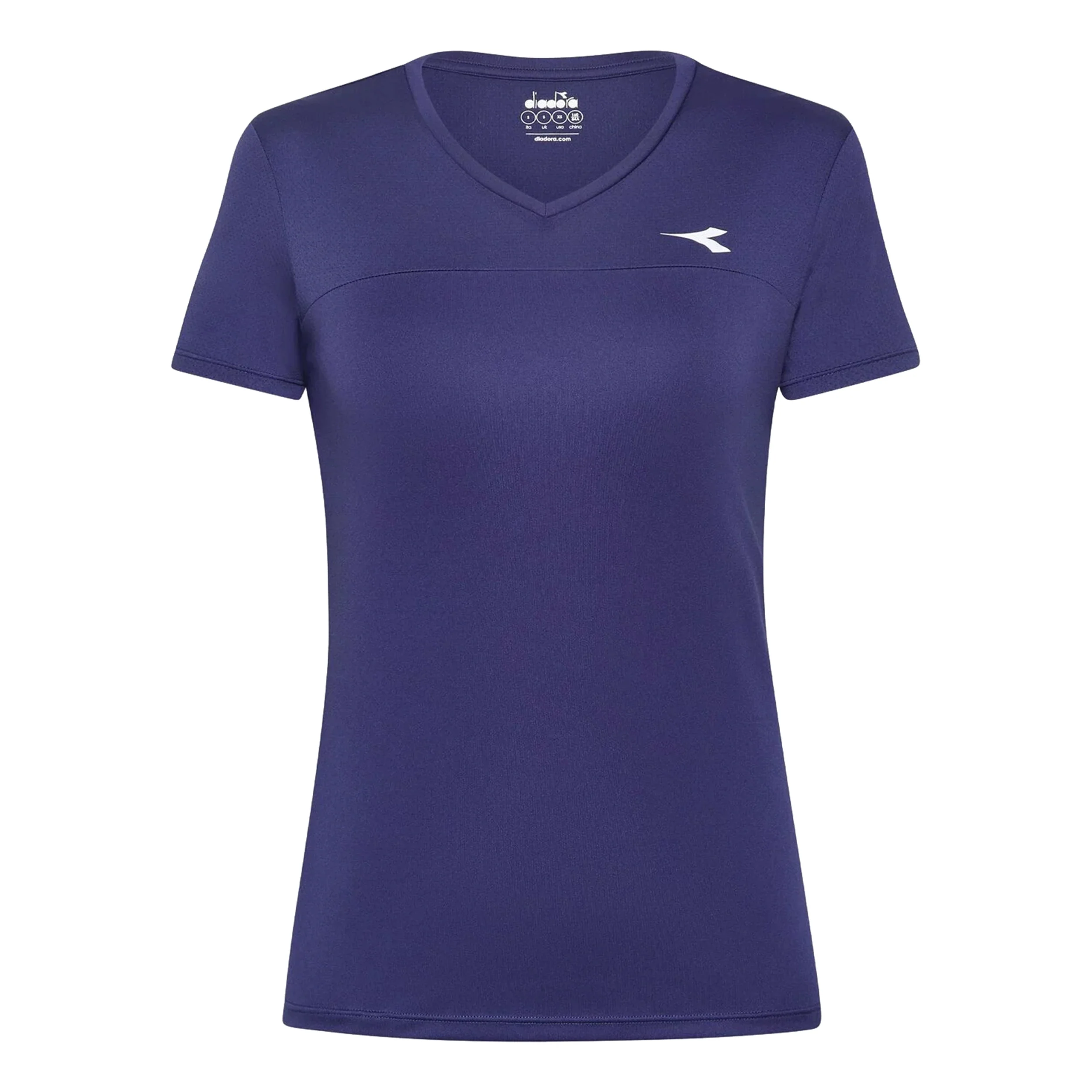 L. Short Sleeve Camiseta De Manga Corta Mujeres-Azul