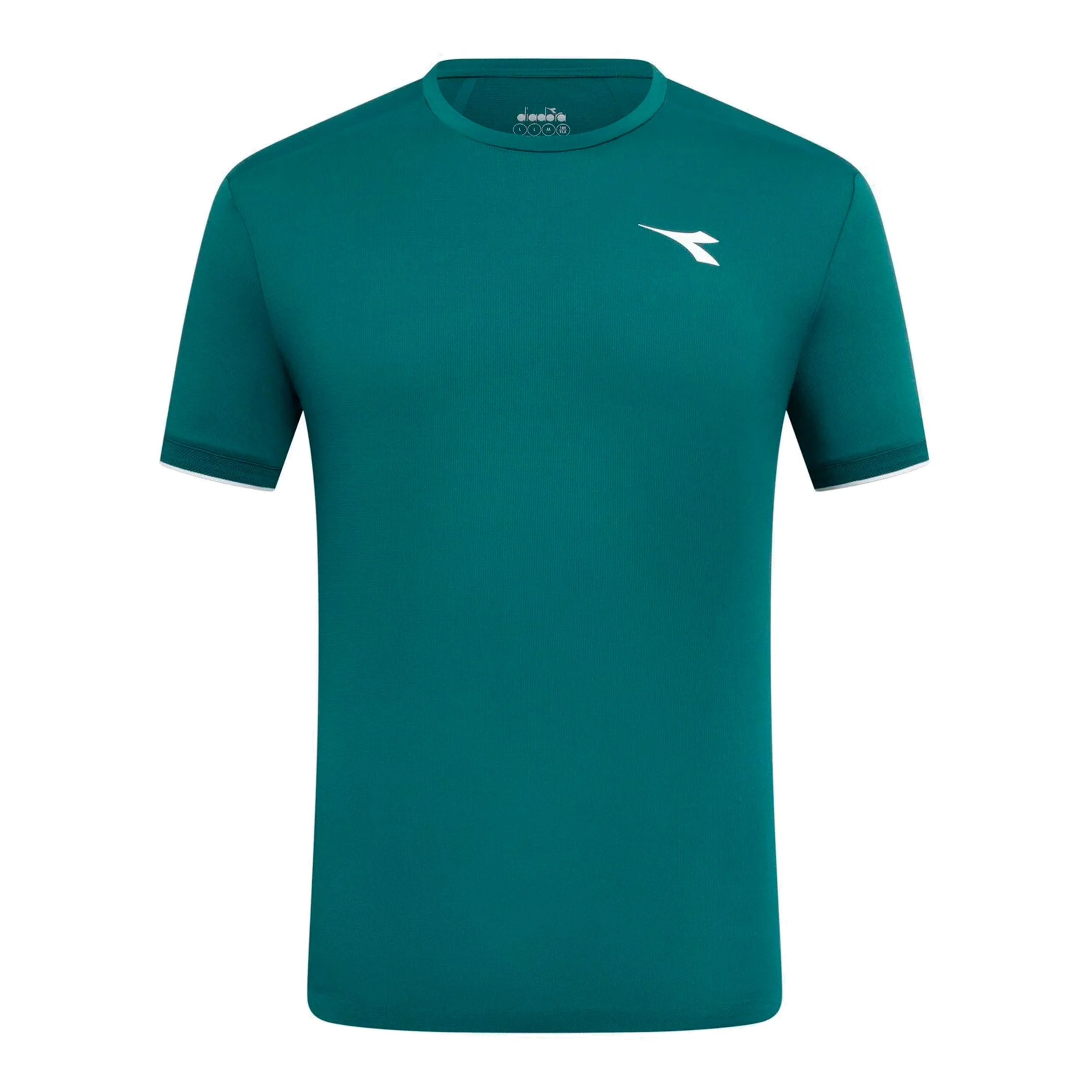 Match Camiseta de manga corta Hombres-verde oscuro