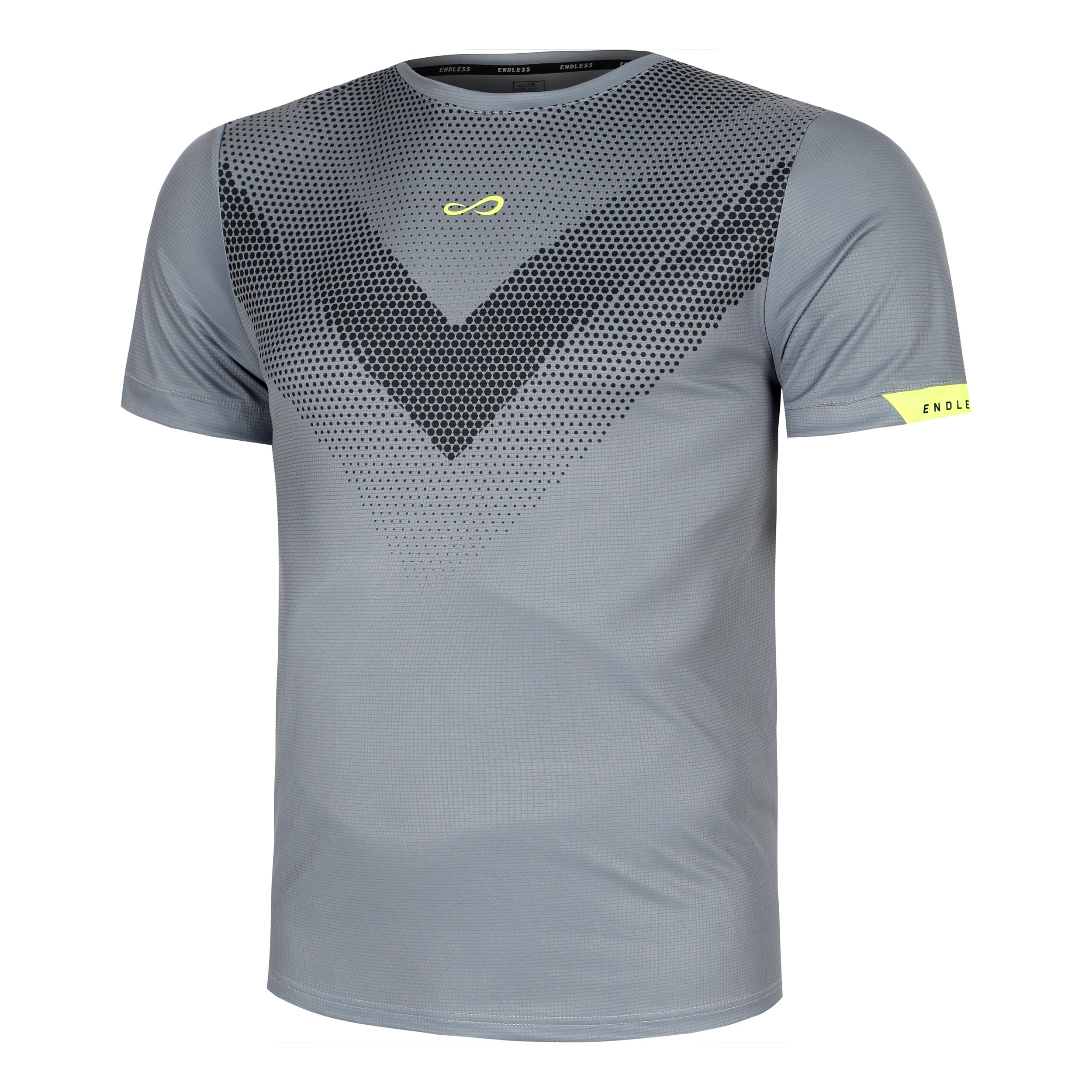 Ace Peak Camiseta De Manga Corta Hombres-Gris