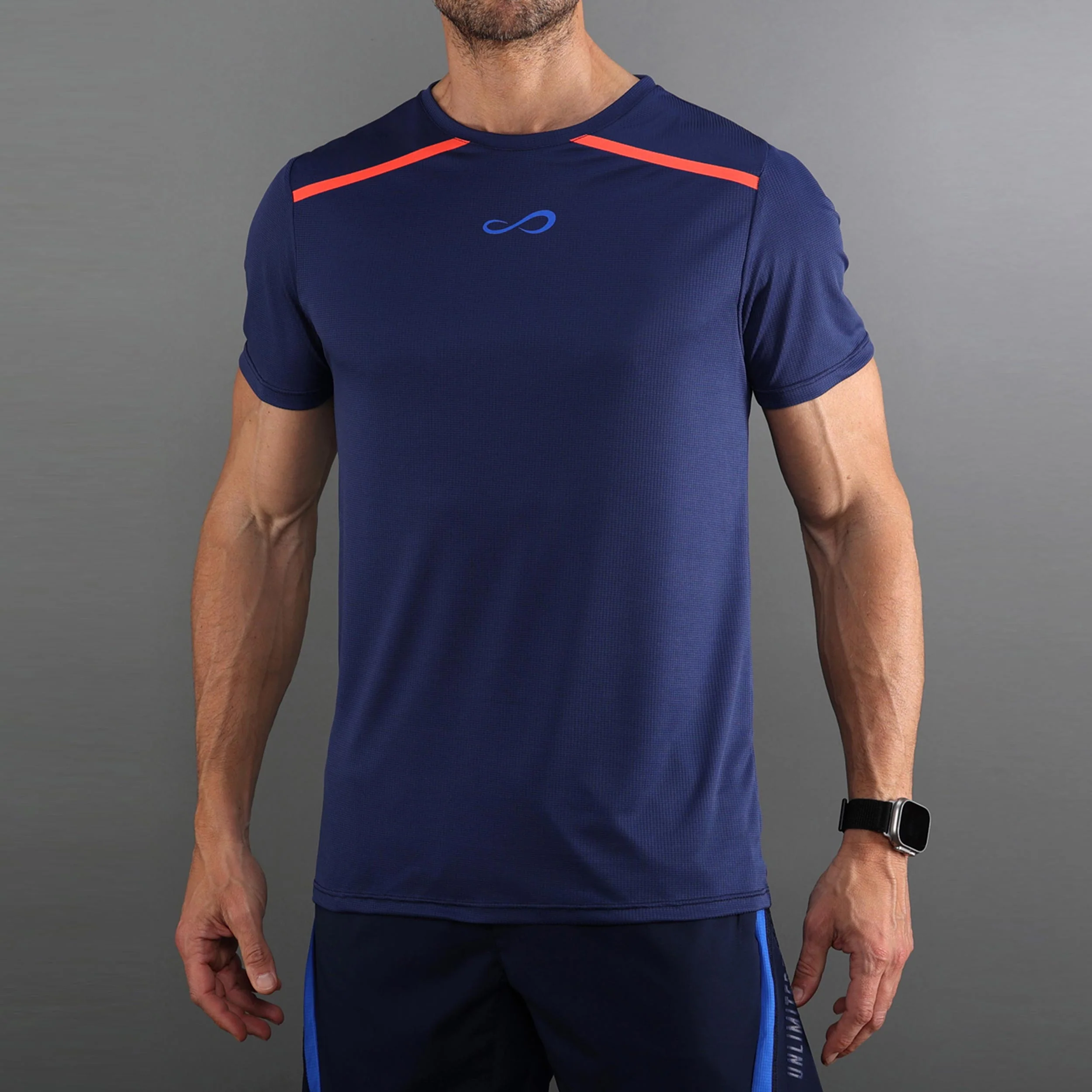 Ace Rush Camiseta de manga corta Hombres-azul oscuro