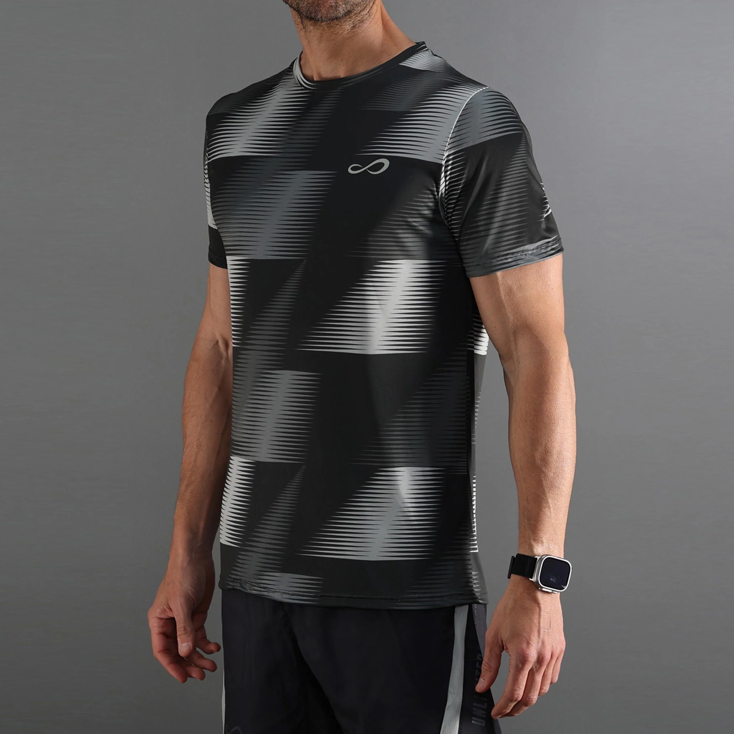 Ace Vector Camiseta de manga corta Hombres-gris oscuro, gris claro - Image 3