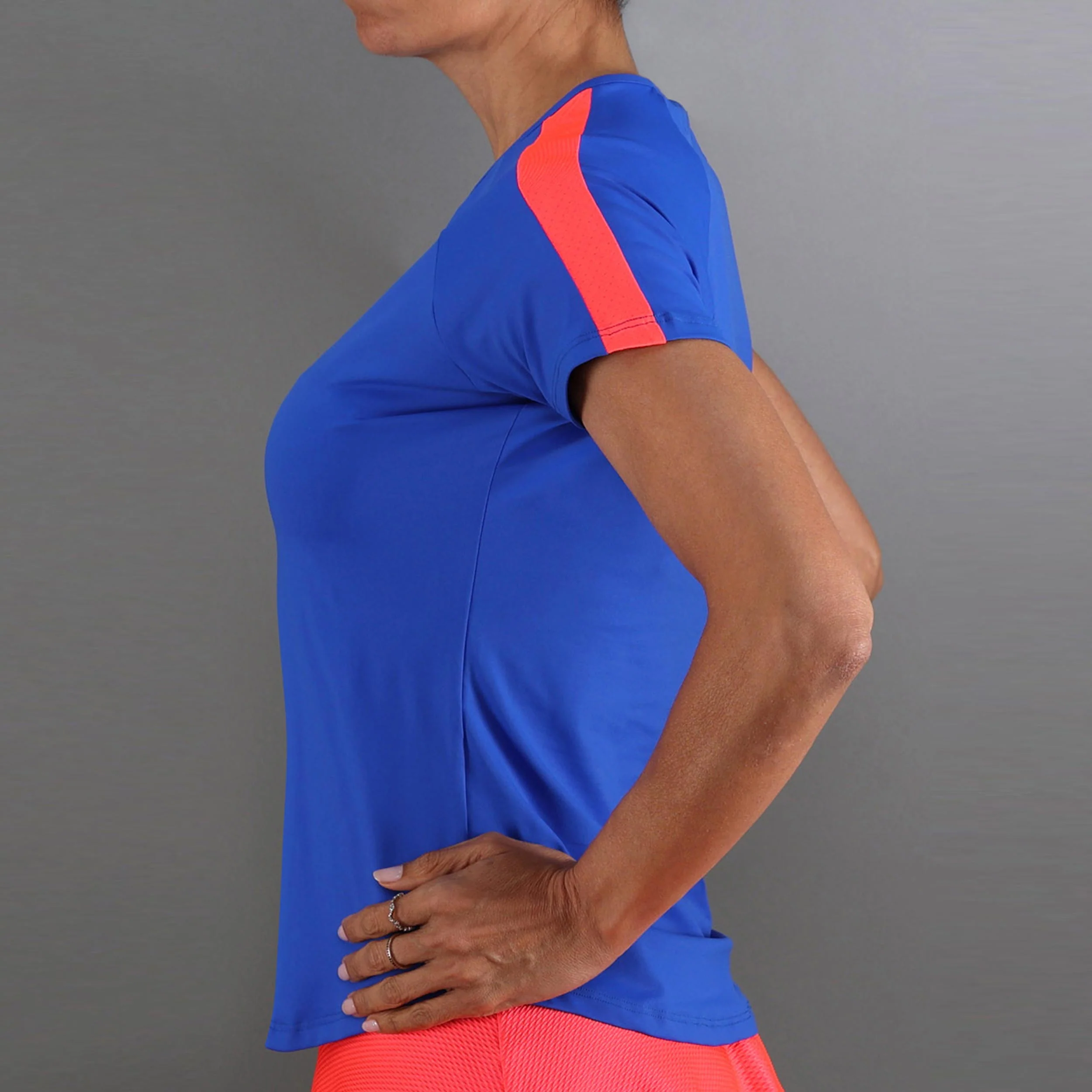 Camiseta de manga corta Mujeres-azul - Image 5