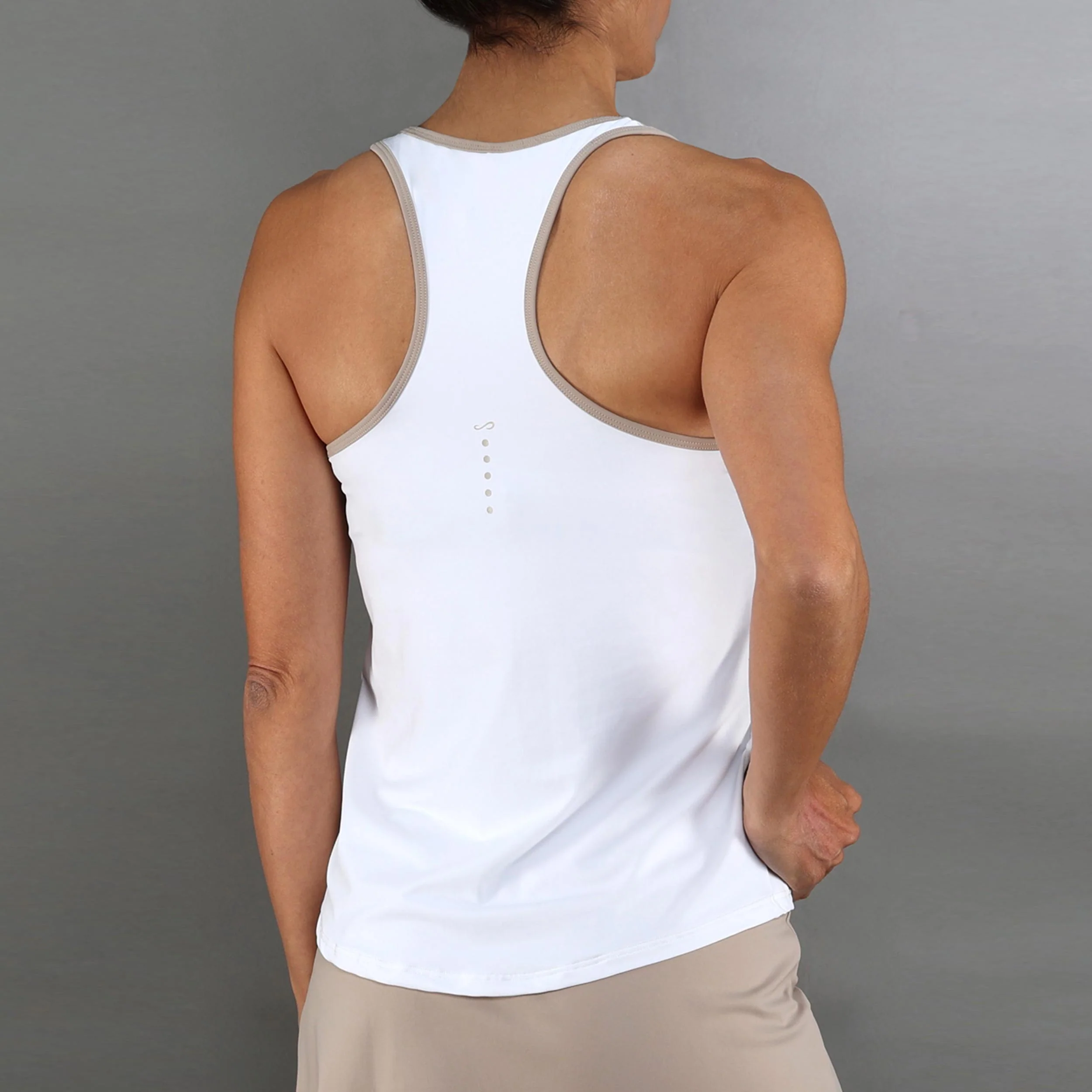 Cercle Camiseta de tirantes Mujeres-blanco, beige - Image 2