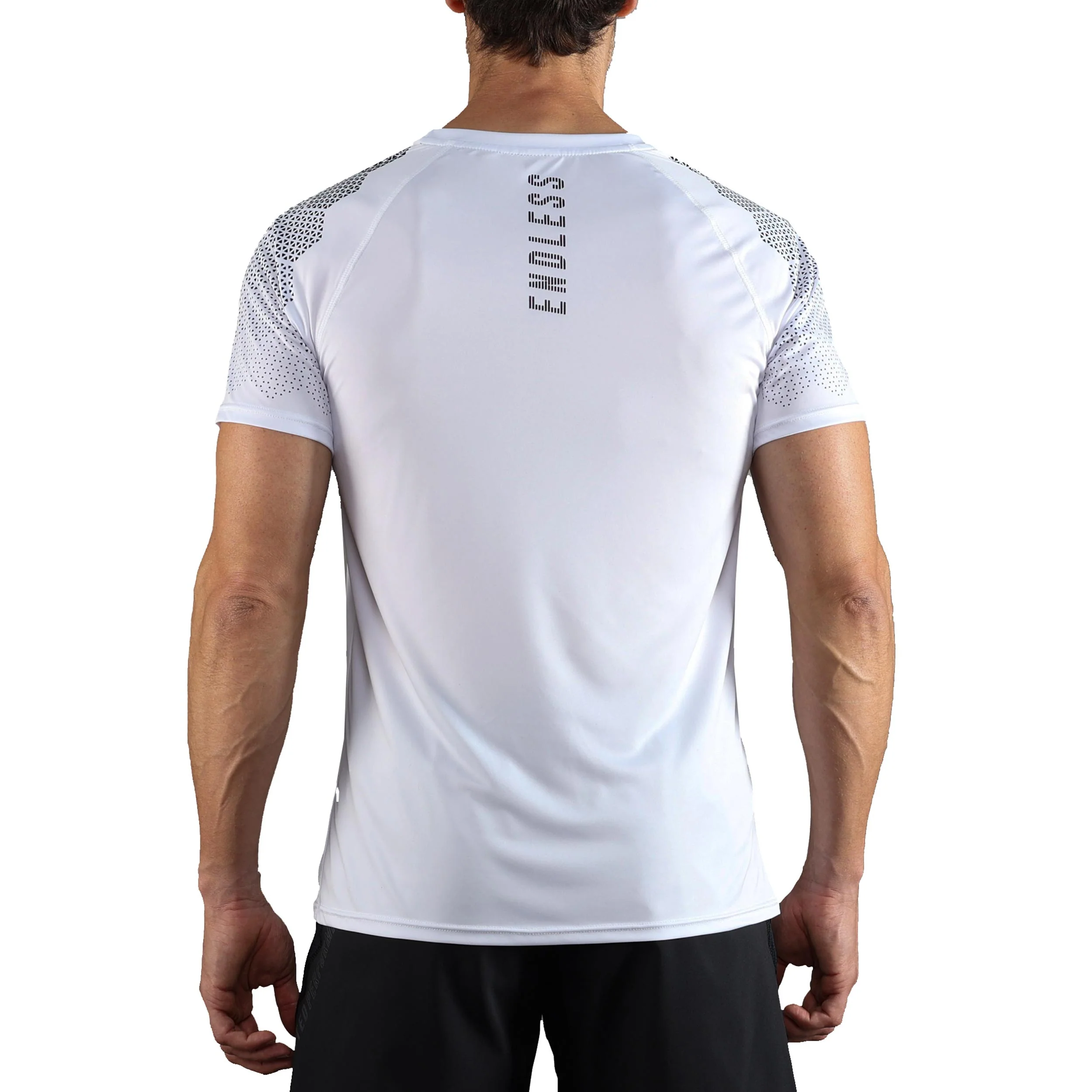 Feisty Hexagon Camiseta De Manga Corta Hombres-Blanco - Image 2