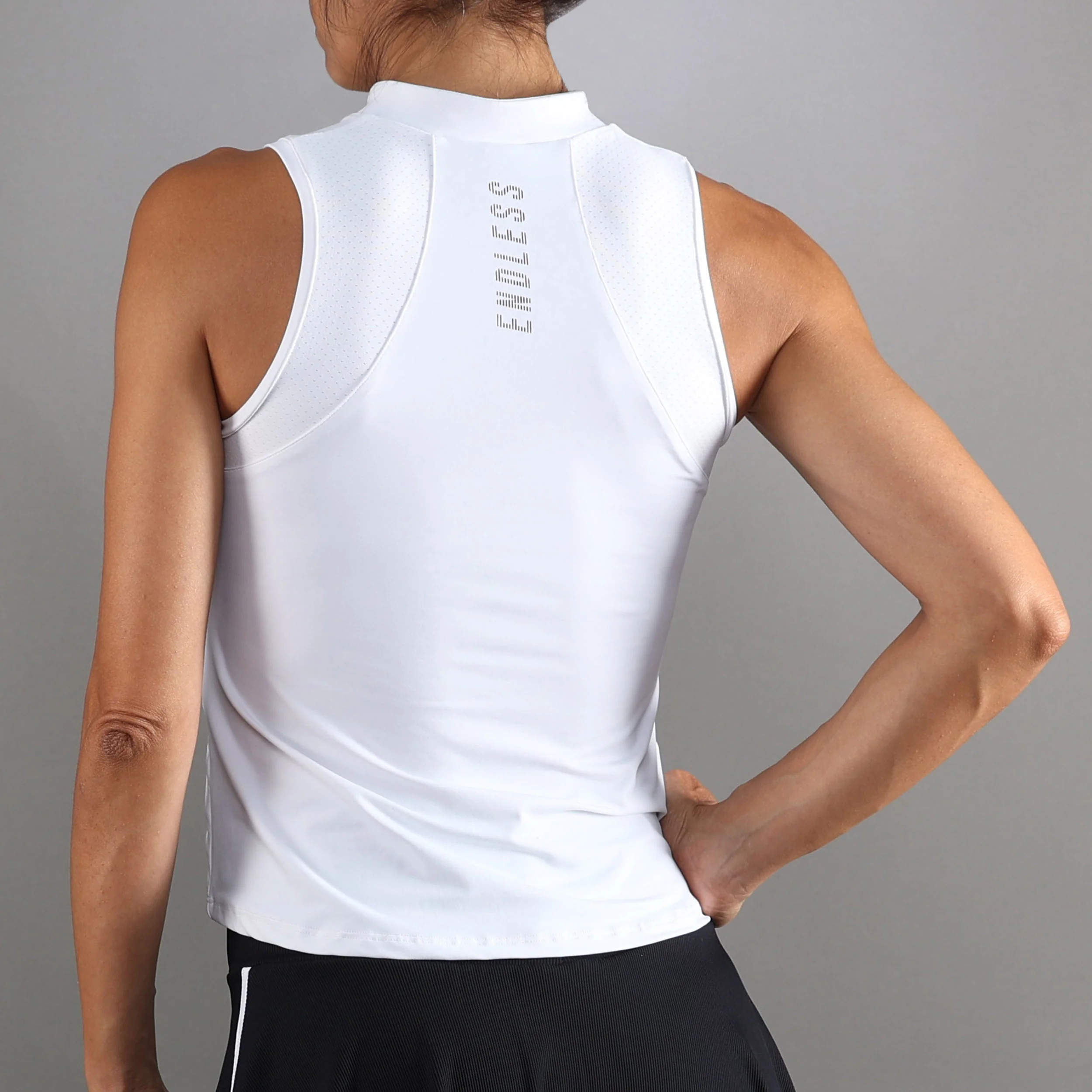 Glam Polo Mujeres-Blanco - Image 2