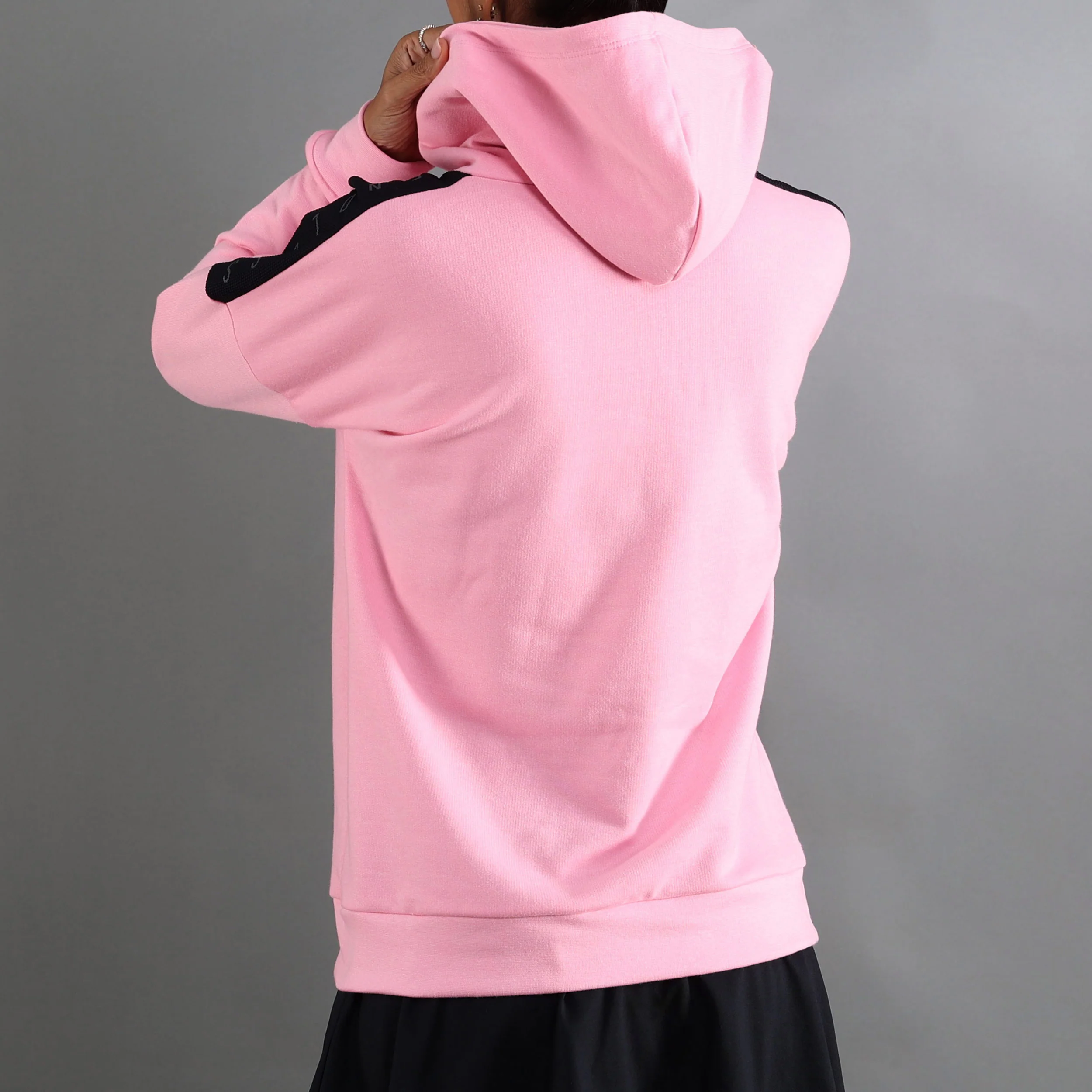 Hollow Ii Sudadera Con Capucha Mujeres-Rosa,Blanco - Image 2