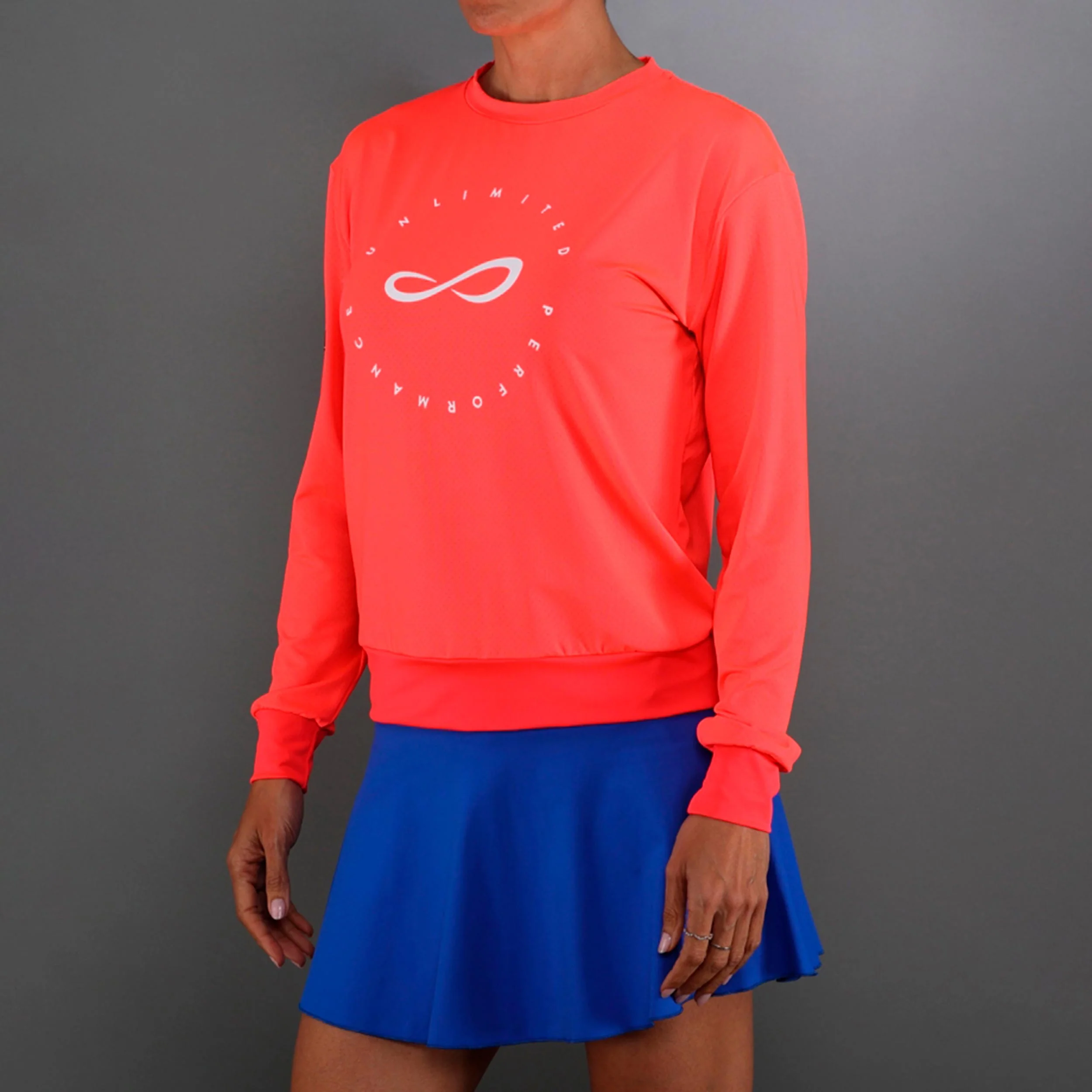Inner Tech Sudadera Mujeres-coral - Image 3