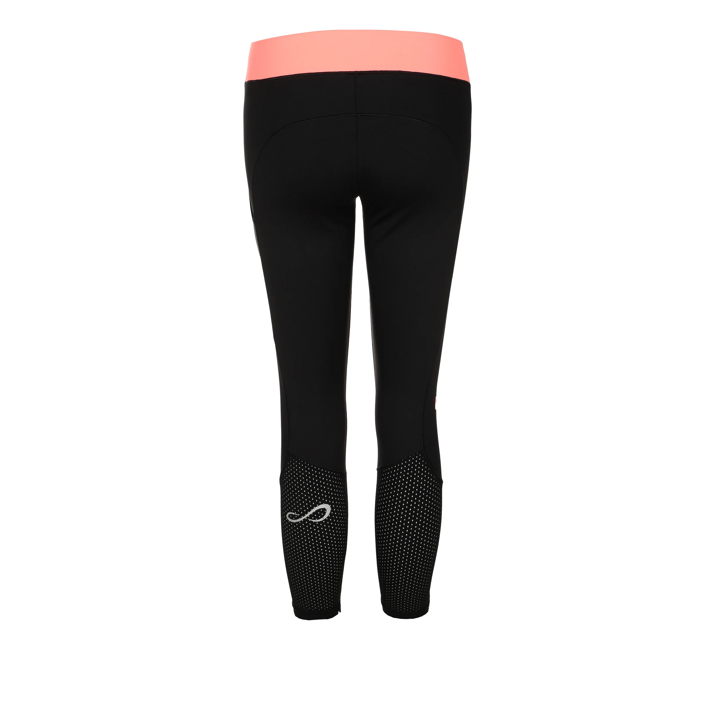 Lift 7/8 Malla Mujeres-Negro,Coral - Image 2