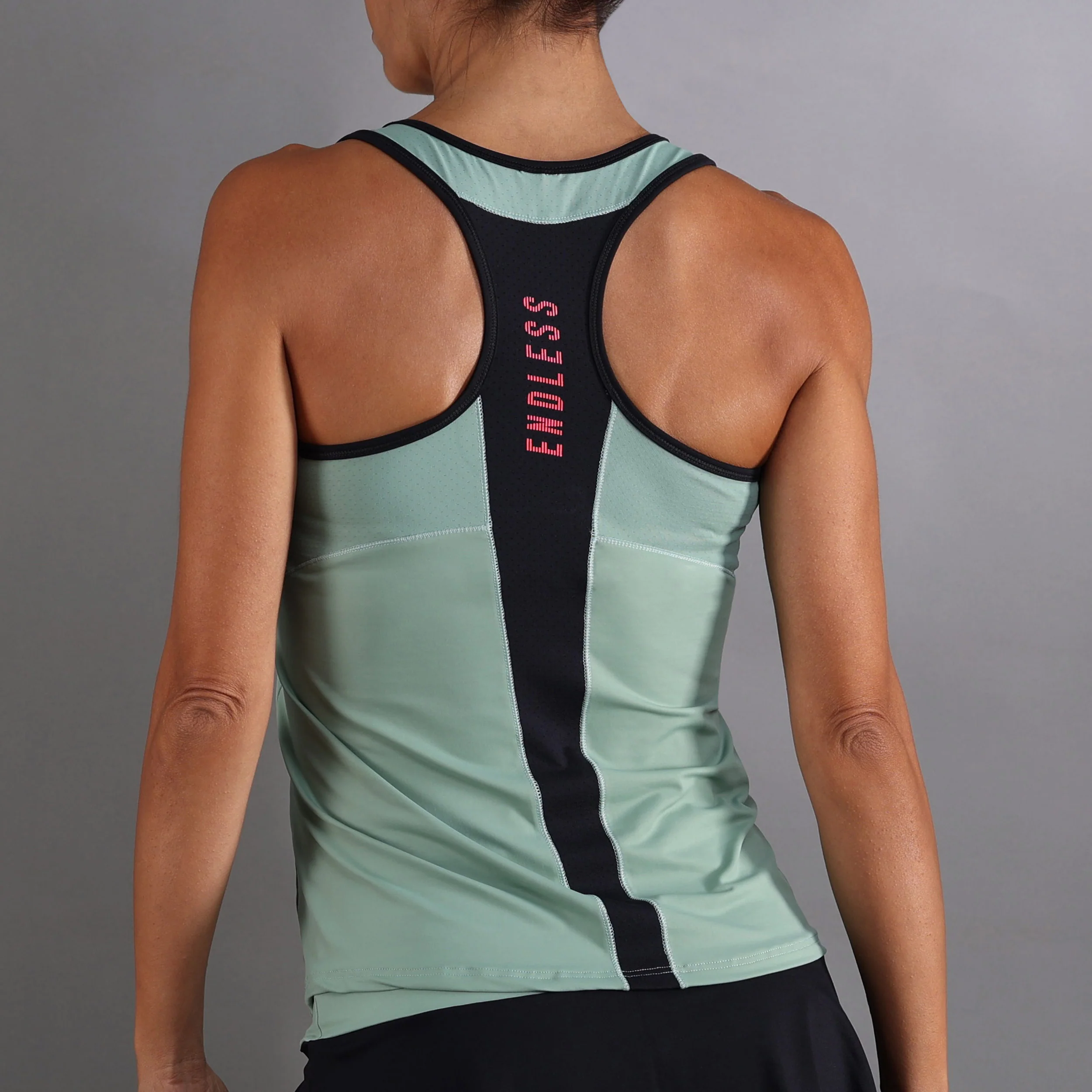 Mile Camiseta De Tirantes Mujeres-Verde,Azul Oscuro - Image 2