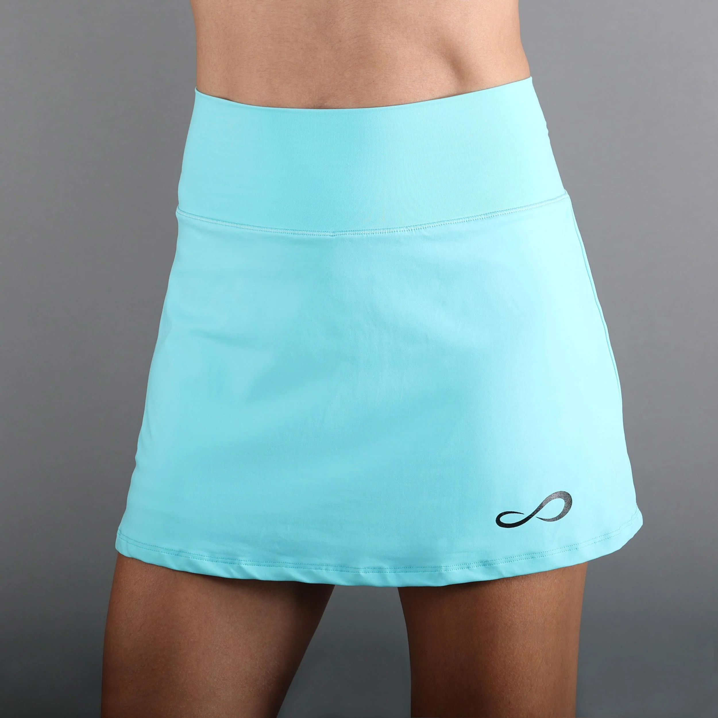 Minimal High Waist Falda Mujeres-Azul - Image 4