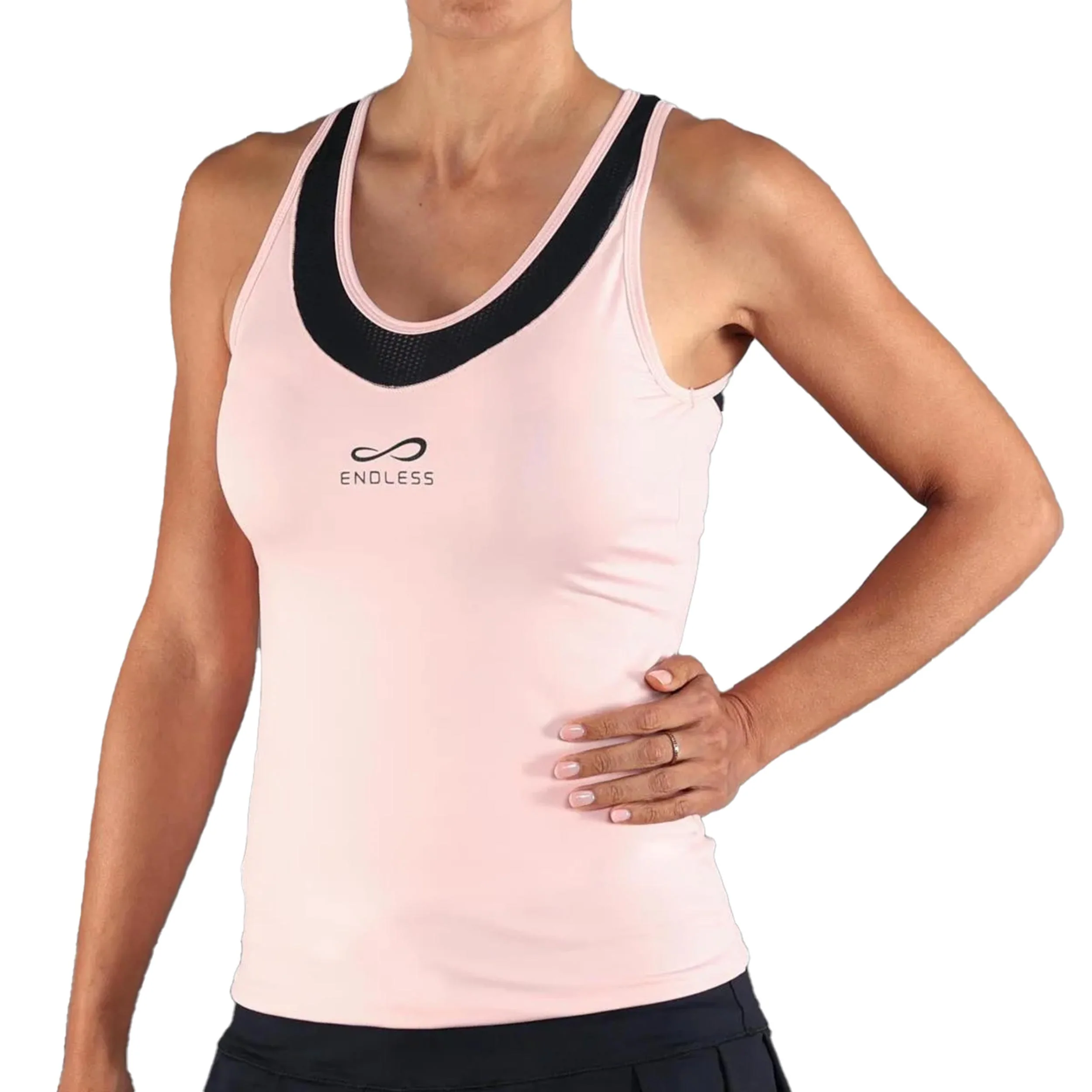 Ottey Camiseta de tirantes - rosa, negro