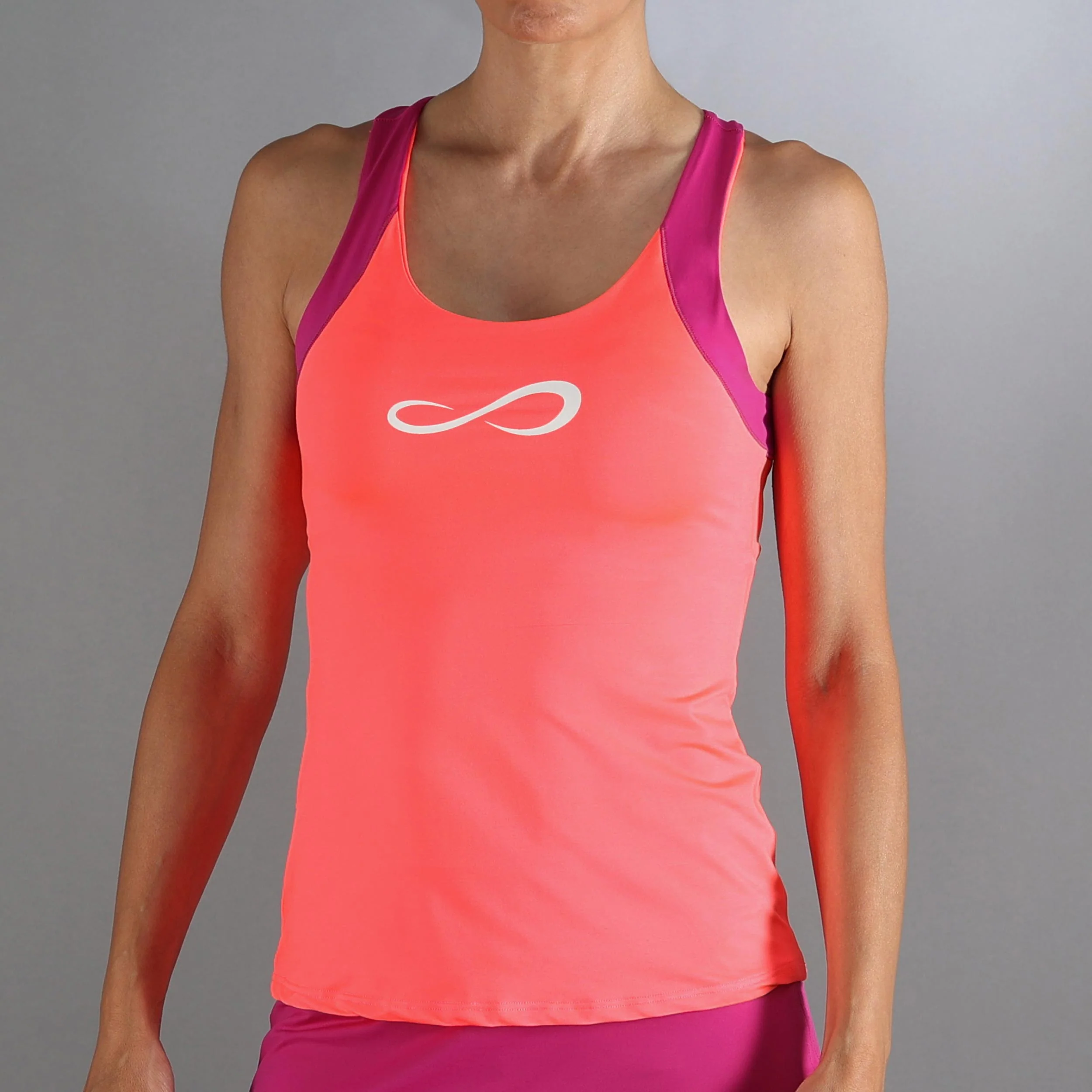 Race Camiseta De Tirantes Mujeres-Coral - Image 3